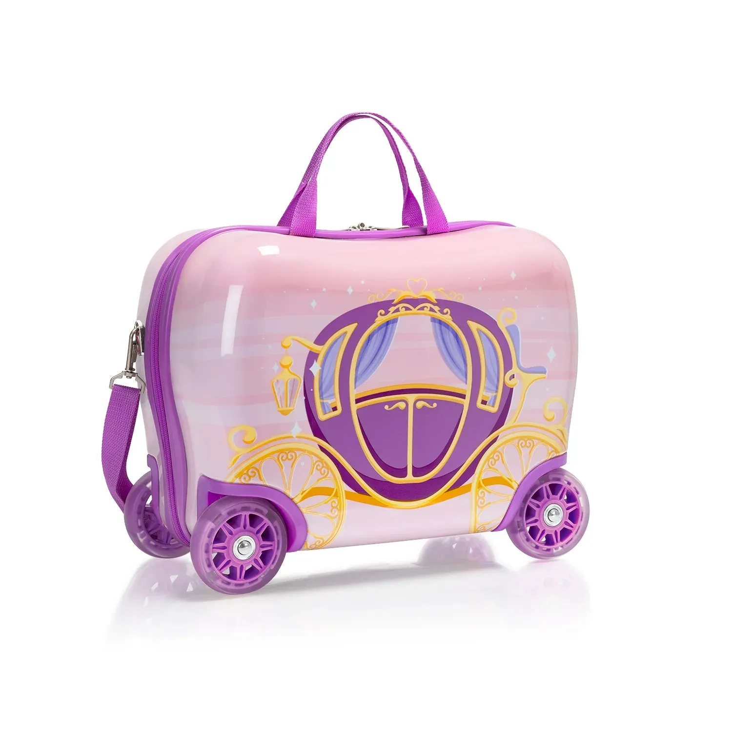 Fashion Ride-on Luggage with Light-up Wheels