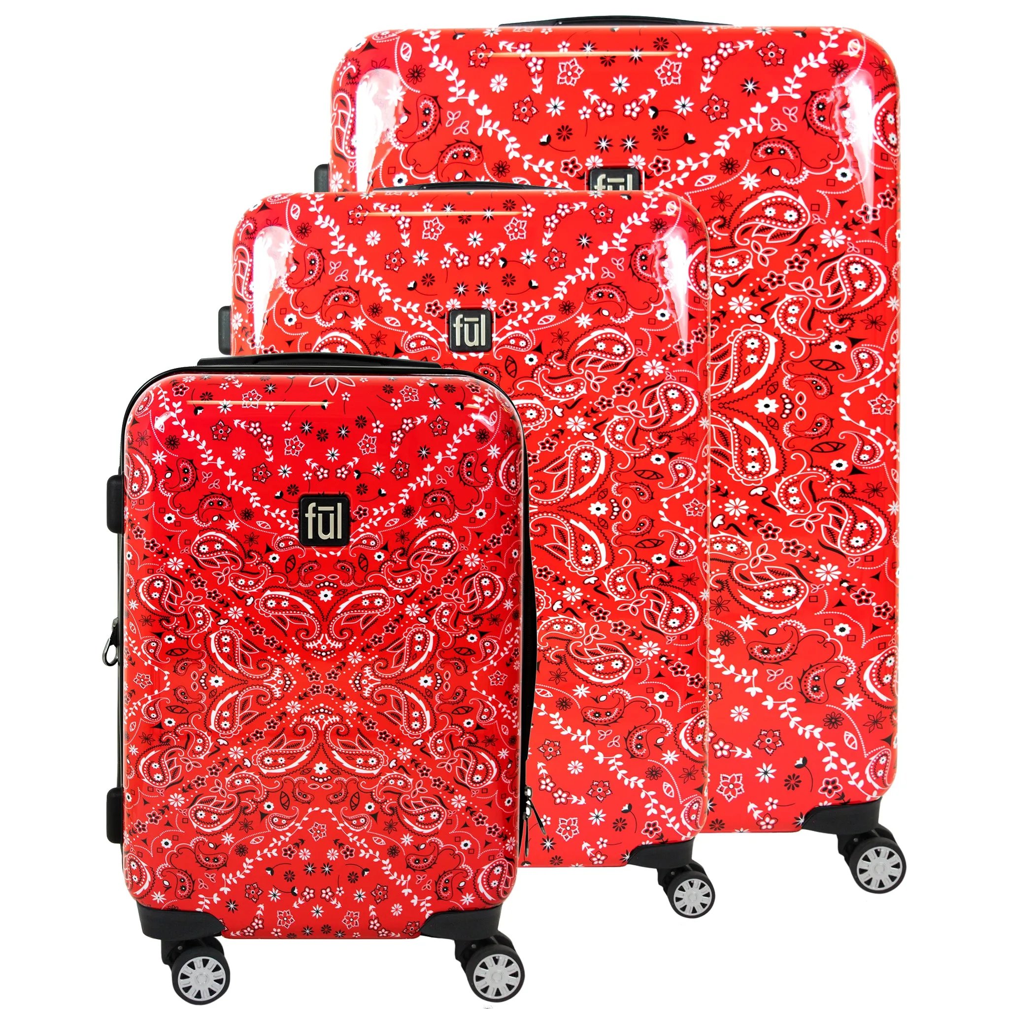 ful Hardside 3 Piece Set (20"/24"/28") 4-Wheel Luggage Sets