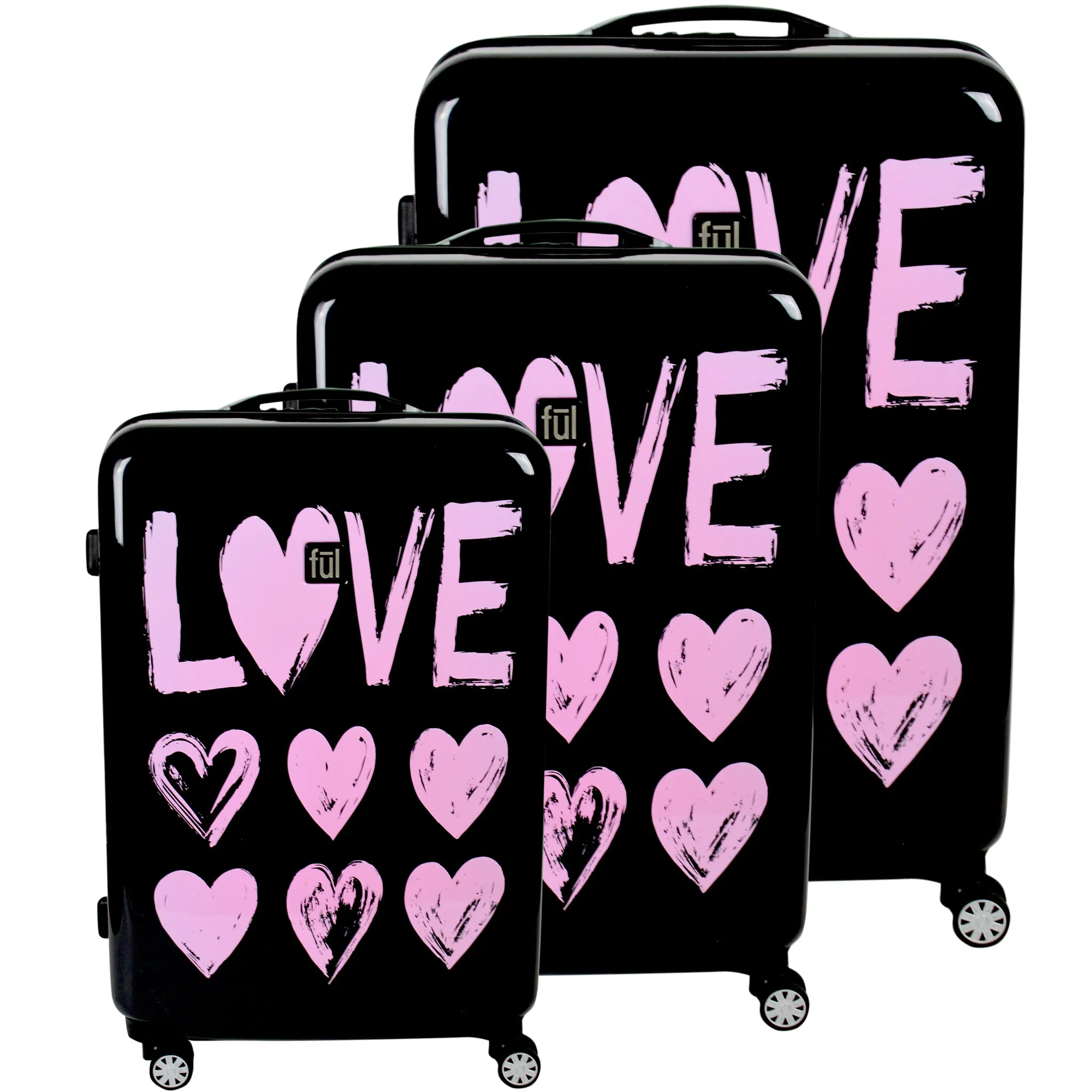 ful Hardside 3 Piece Set (20"/24"/28") 4-Wheel Luggage Sets