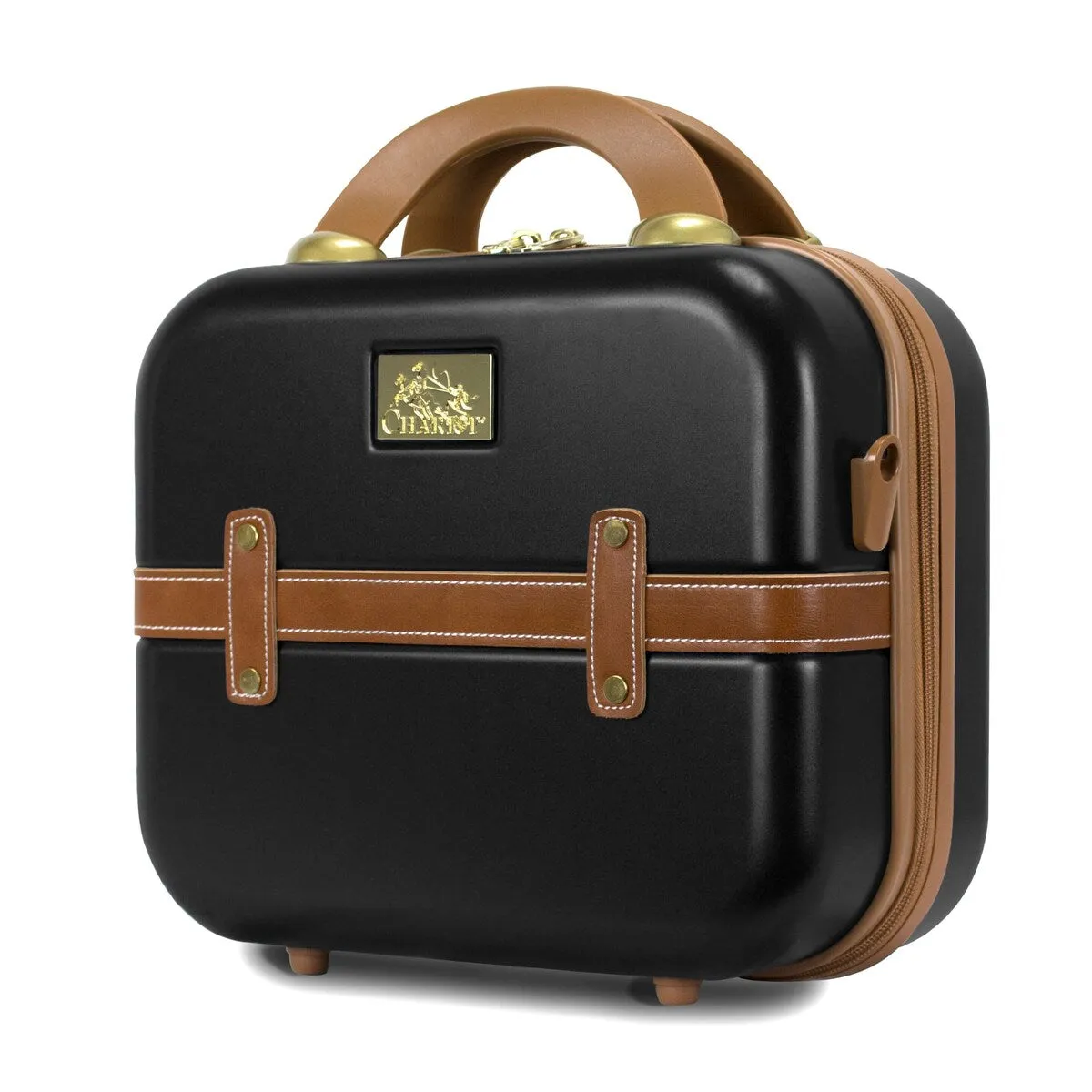 Gatsby 2 Piece Hardside Carry-On Luggage Set Black
