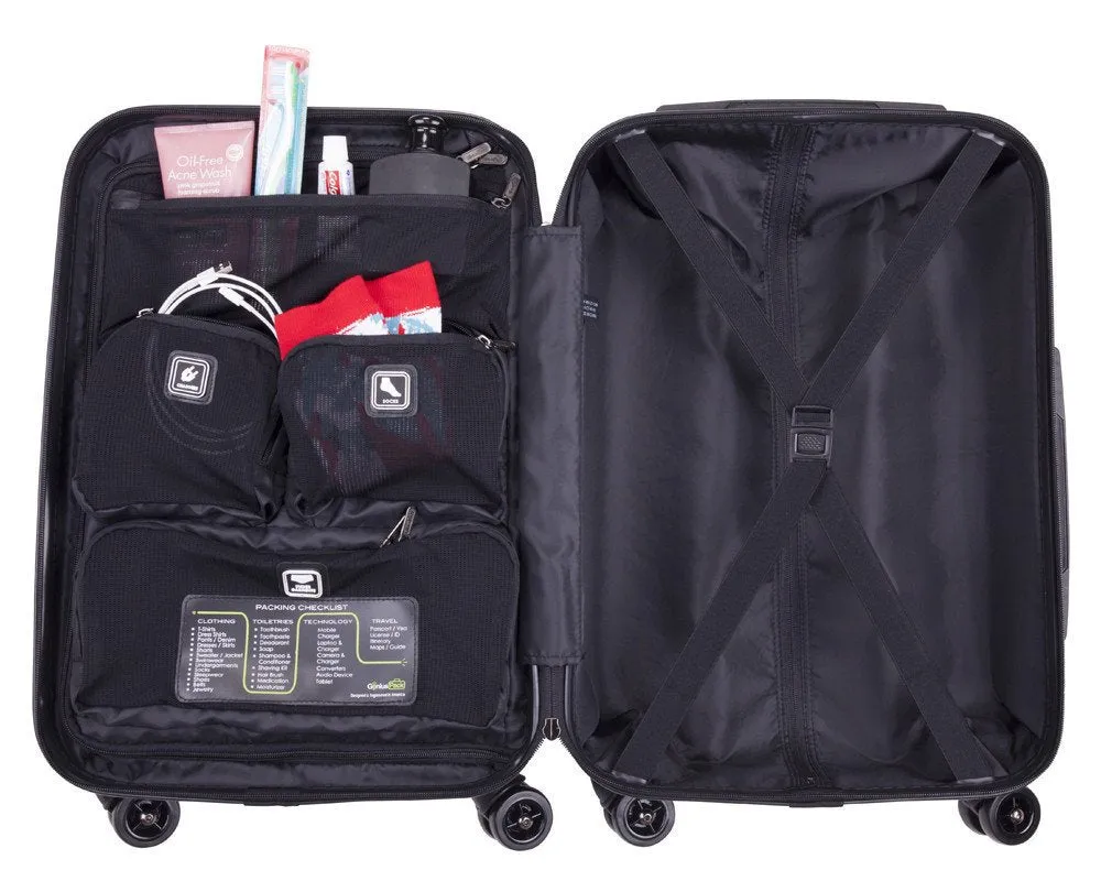 Genius Pack Original 21" 4-Wheel Carry-On Luggage