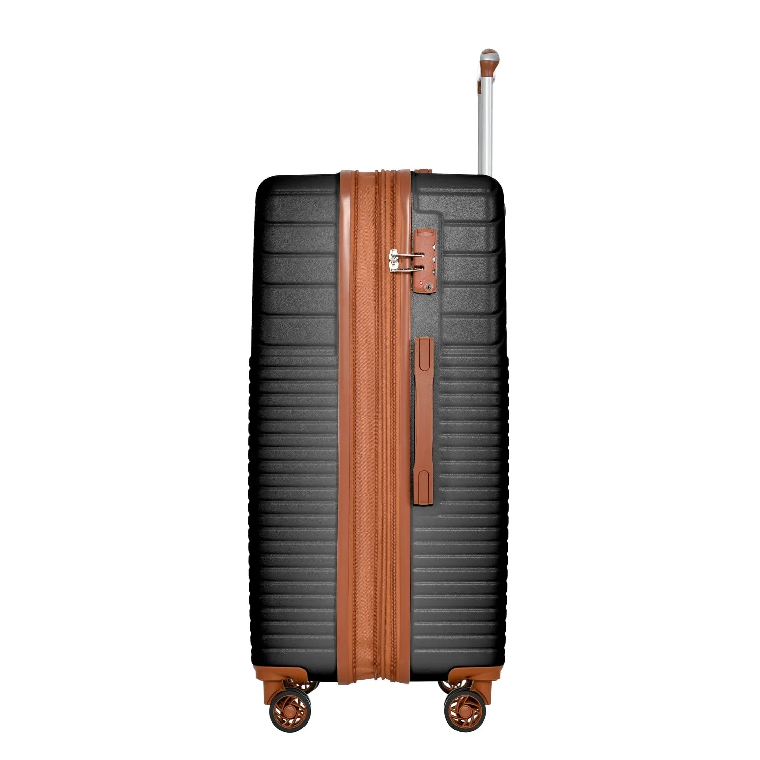Hardshell Luggage Sets 3 Piece double spinner 8 wheels Suitcase with TSA Lock Lightweight 20''24''28''