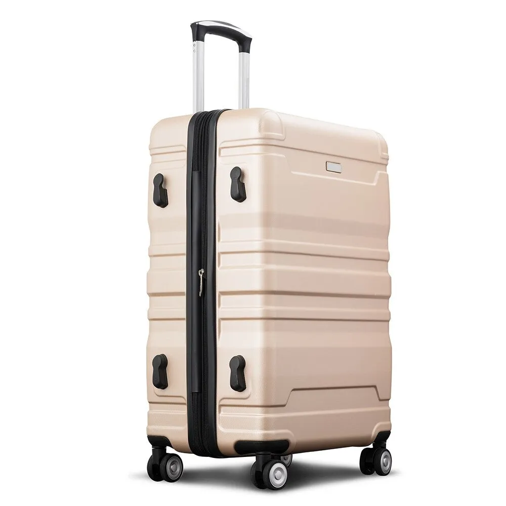 Hardside Suitcase sets 3 Piece Luggage Sets with TSA Lock 20''24''28''
