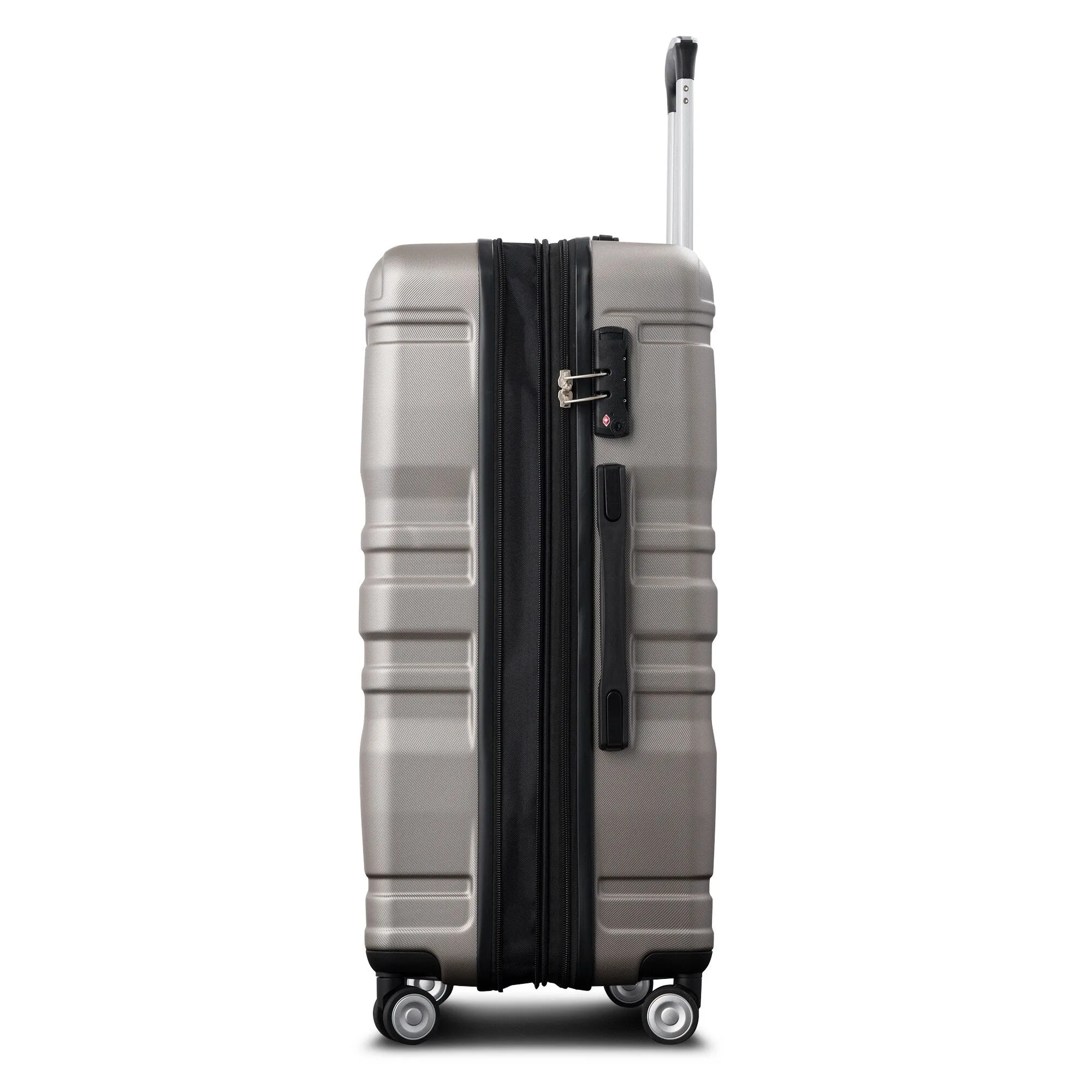Hardside Suitcase sets 3 Piece Luggage Sets with TSA Lock 20''24''28''