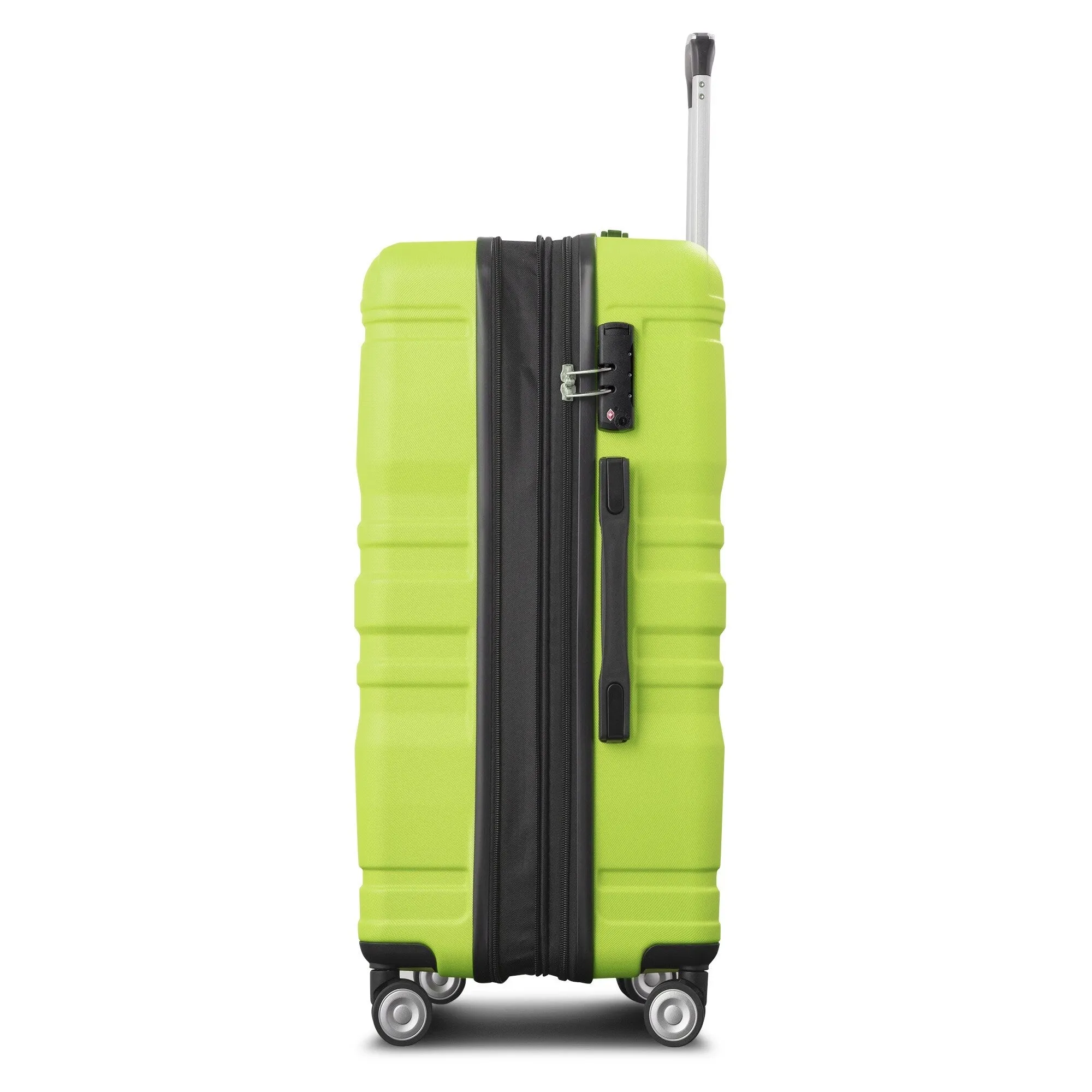 Hardside Suitcase sets 3 Piece Luggage Sets with TSA Lock 20''24''28''