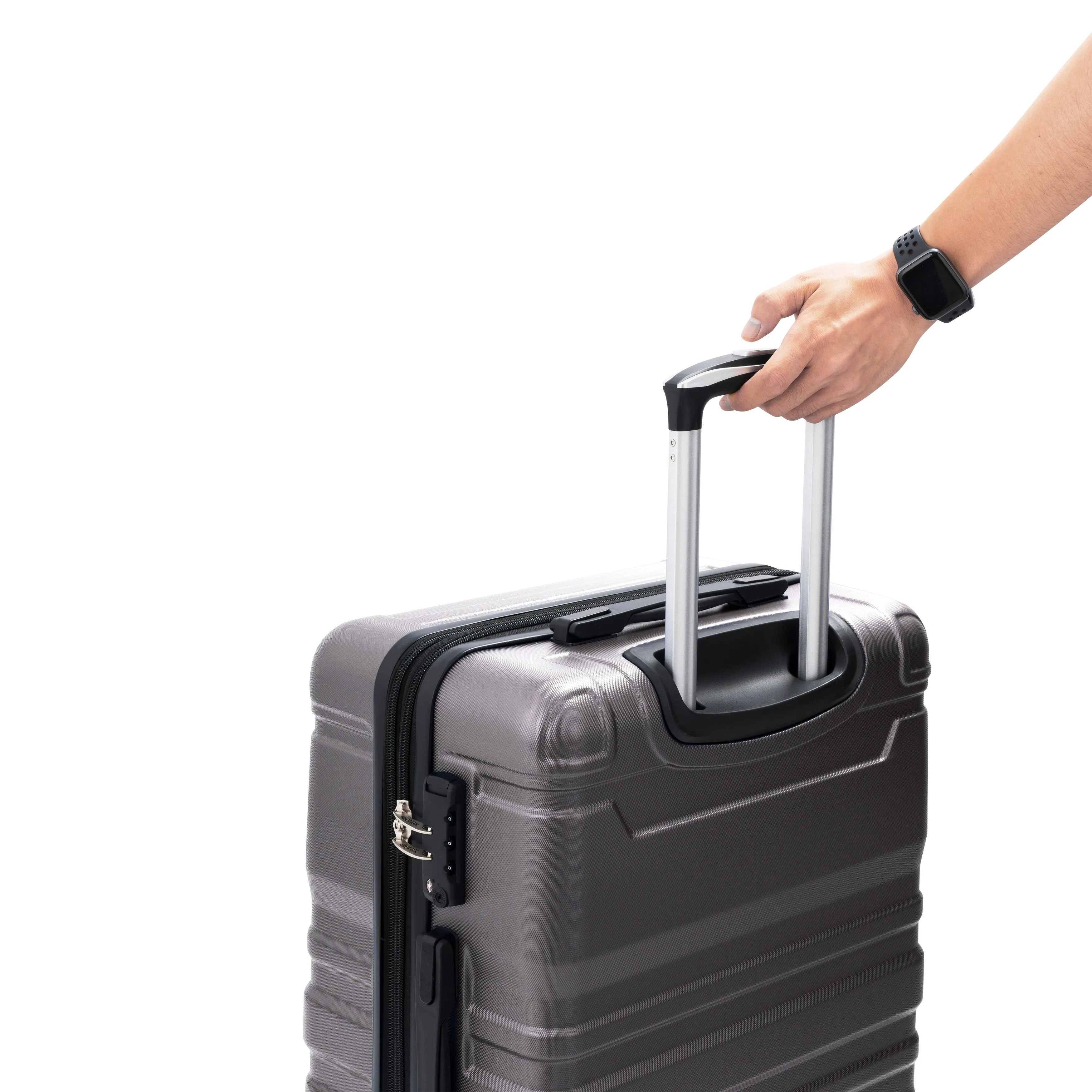 Hardside Suitcase sets 3 Piece Luggage Sets with TSA Lock 20''24''28''