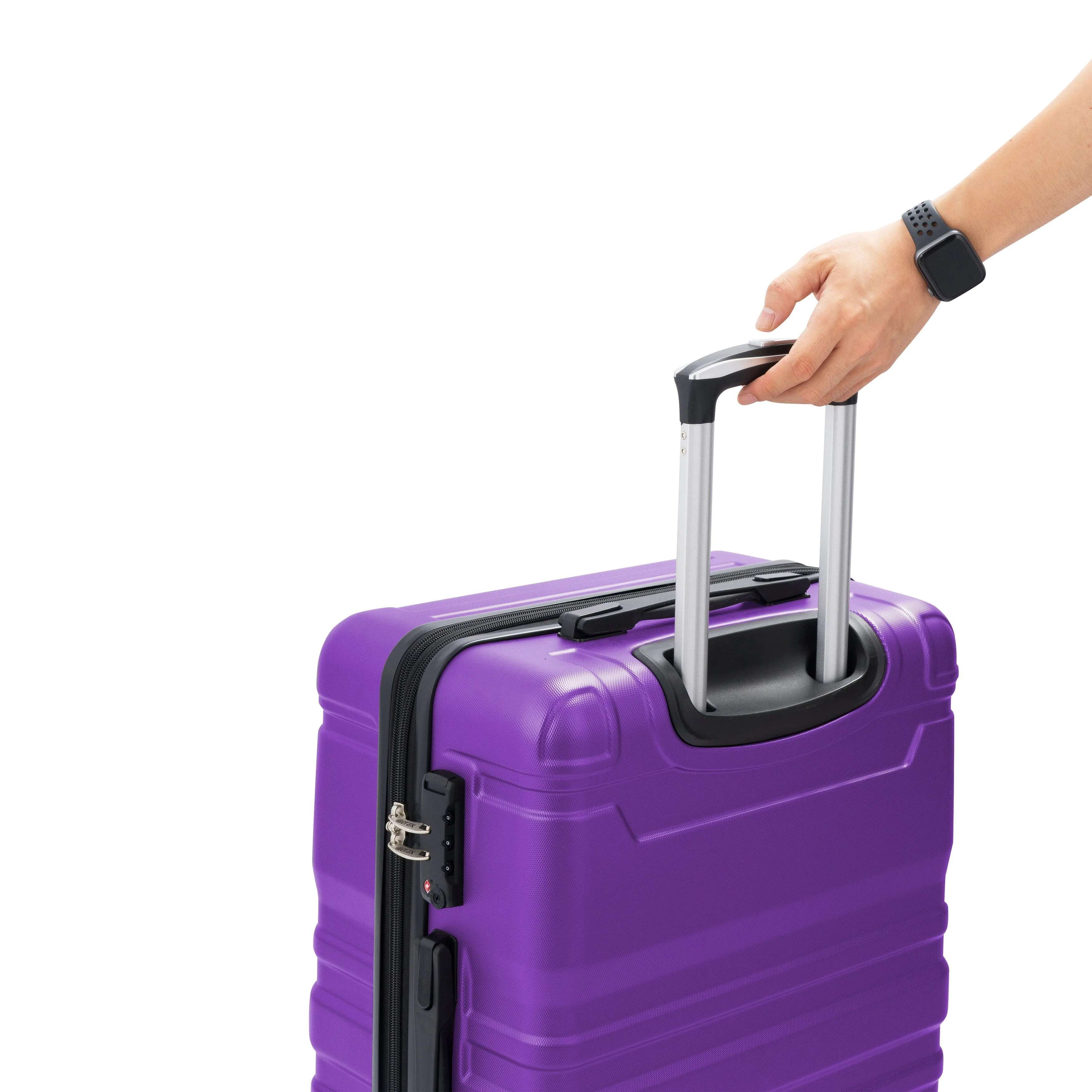 Hardside Suitcase sets 3 Piece Luggage Sets with TSA Lock 20''24''28''