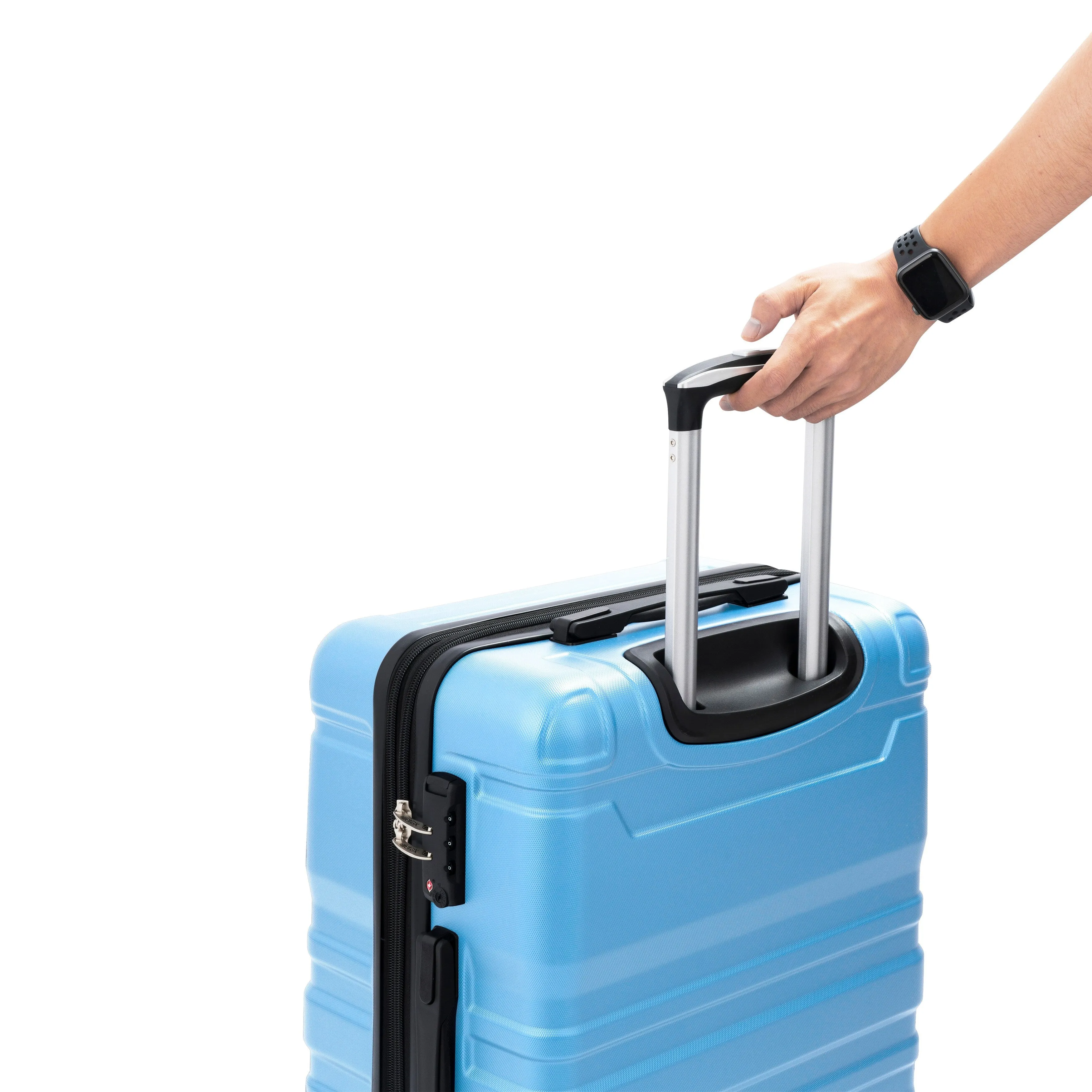 Hardside Suitcase sets 3 Piece Luggage Sets with TSA Lock 20''24''28''