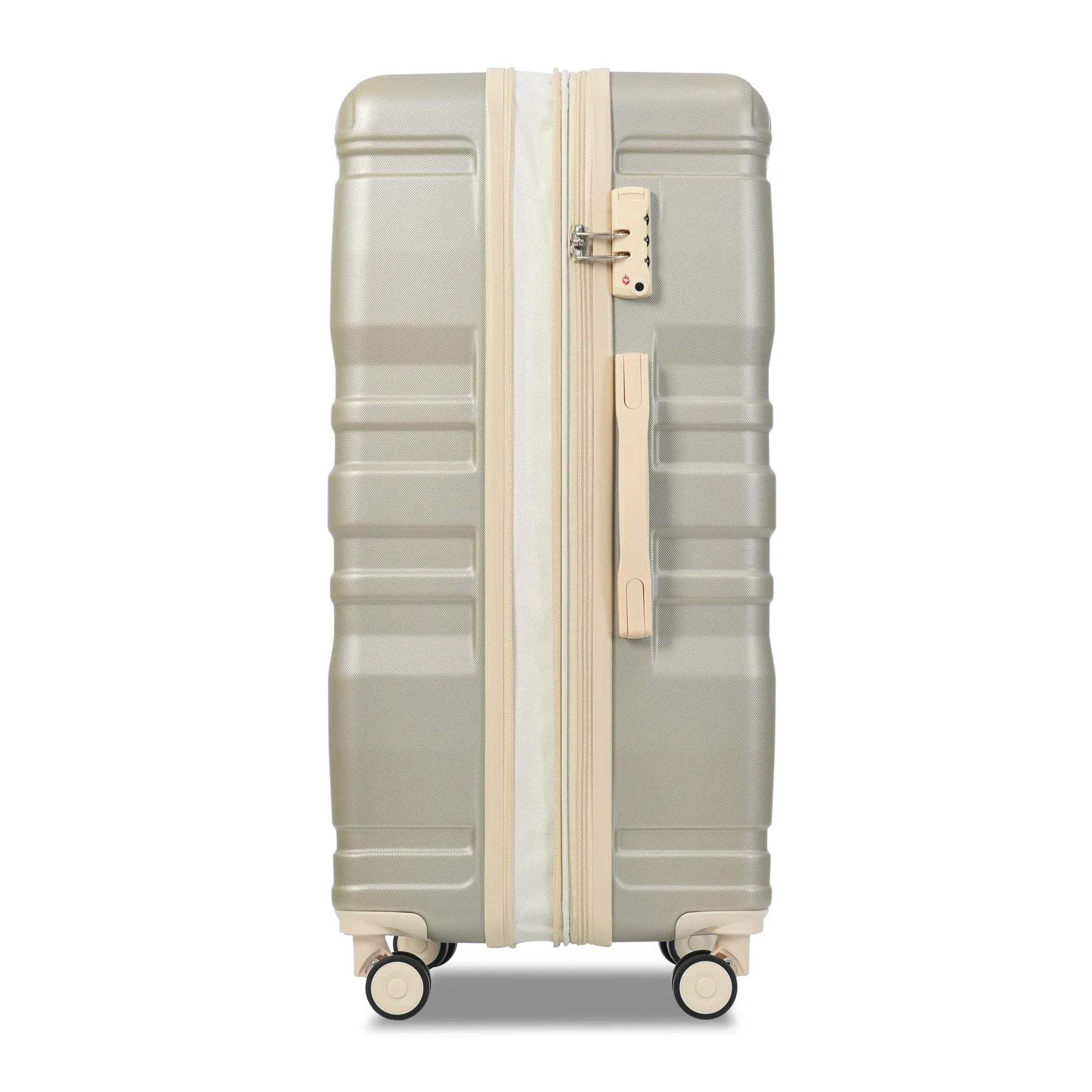 Hardside Suitcase sets 3 Piece Luggage Sets with TSA Lock 20''24''28''