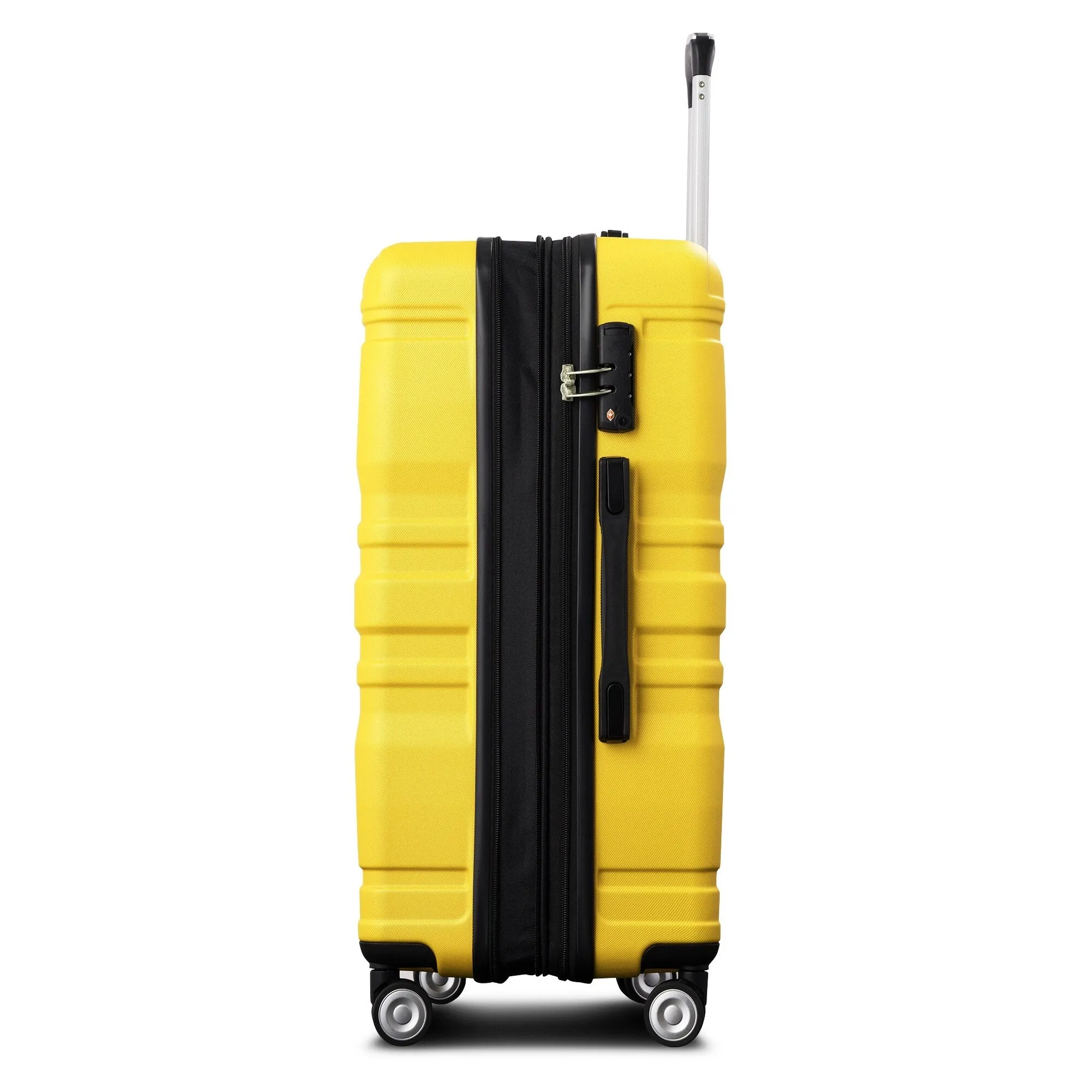 Hardside Suitcase sets 3 Piece Luggage Sets with TSA Lock 20''24''28''
