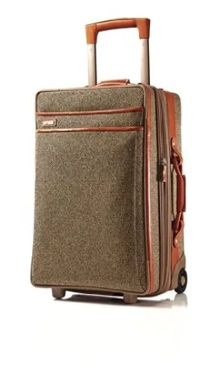 Hartmann Tweed Belting Mobile Traveler EXP Upright 22 Walnut Tweed