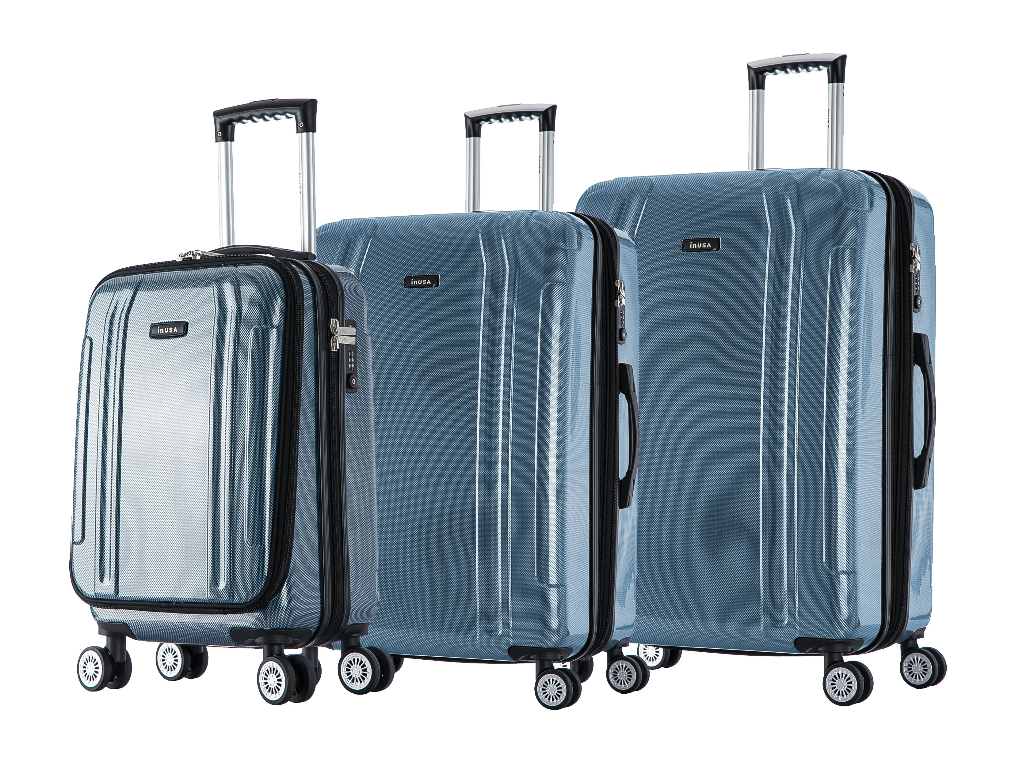 inUSA Southworld 3 Piece Set (21"/25"/29") 4-Wheel Luggage Sets