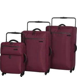 IT Luggage Tritex 3 Piece Set (21"/25"/29") 4-Wheel Luggage Sets