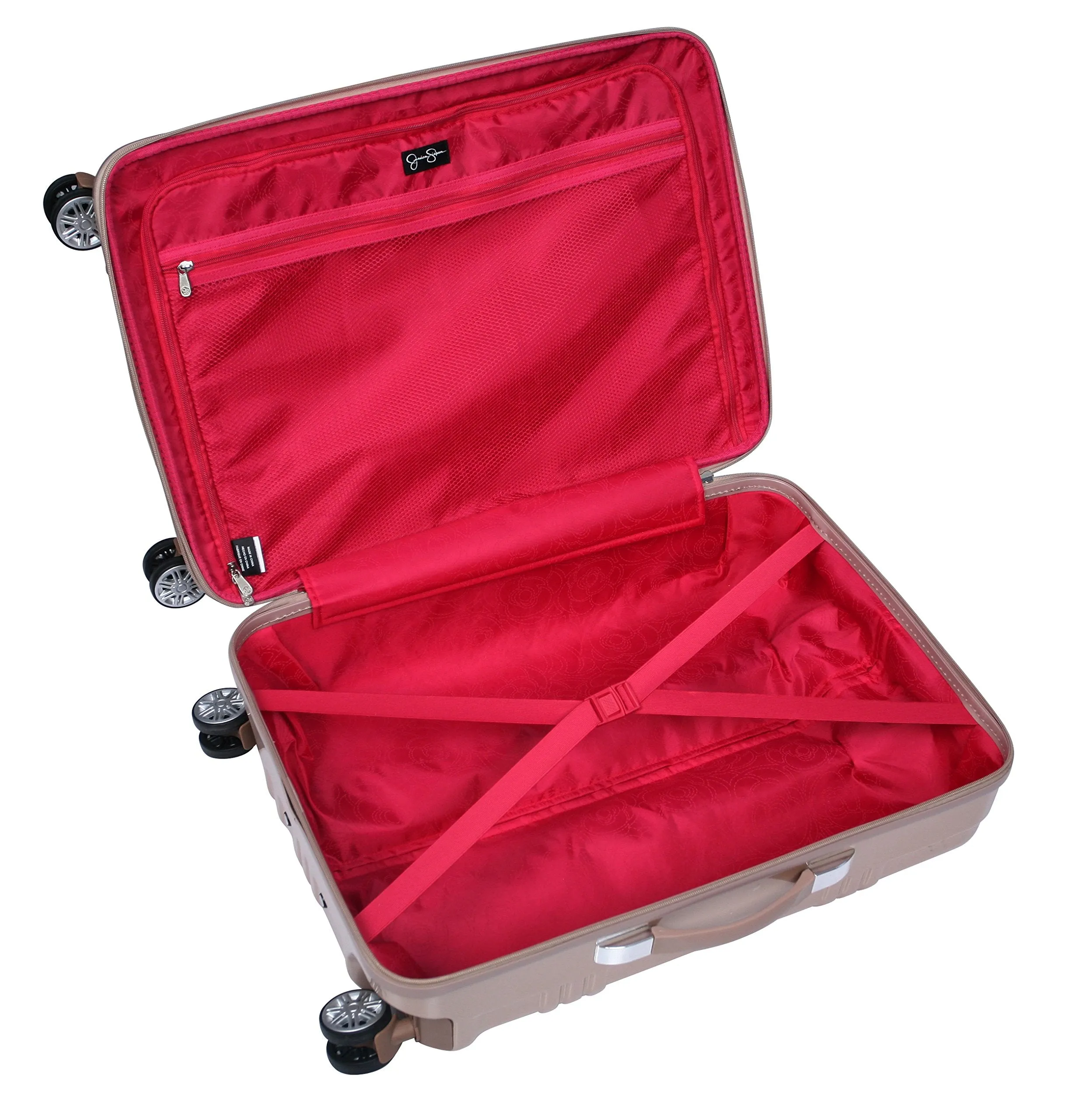 Jessica Simpson Jewel Plaid 24" -Wheel Carry-On Luggage