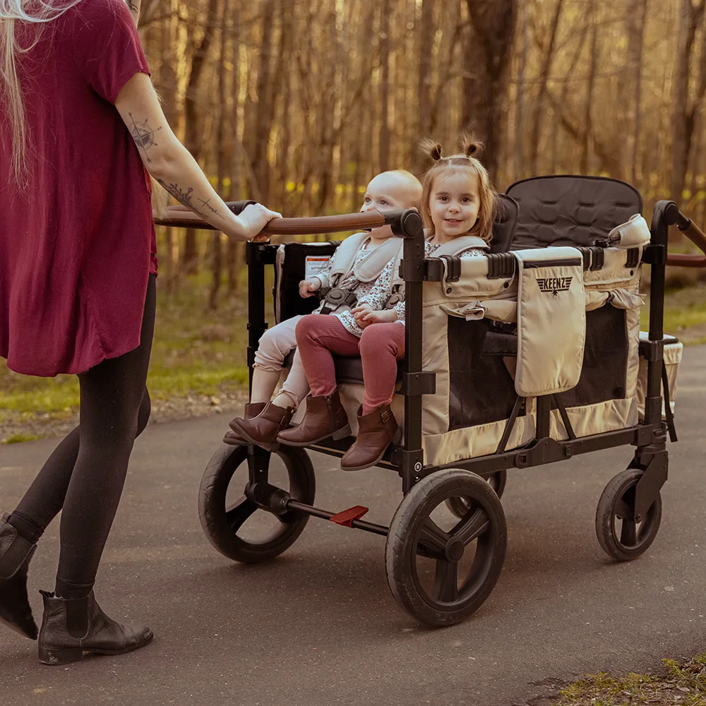 Keenz Vyo͞o2 The Seating Chameleon Stroller Wagon 2-Passengers (Grey)
