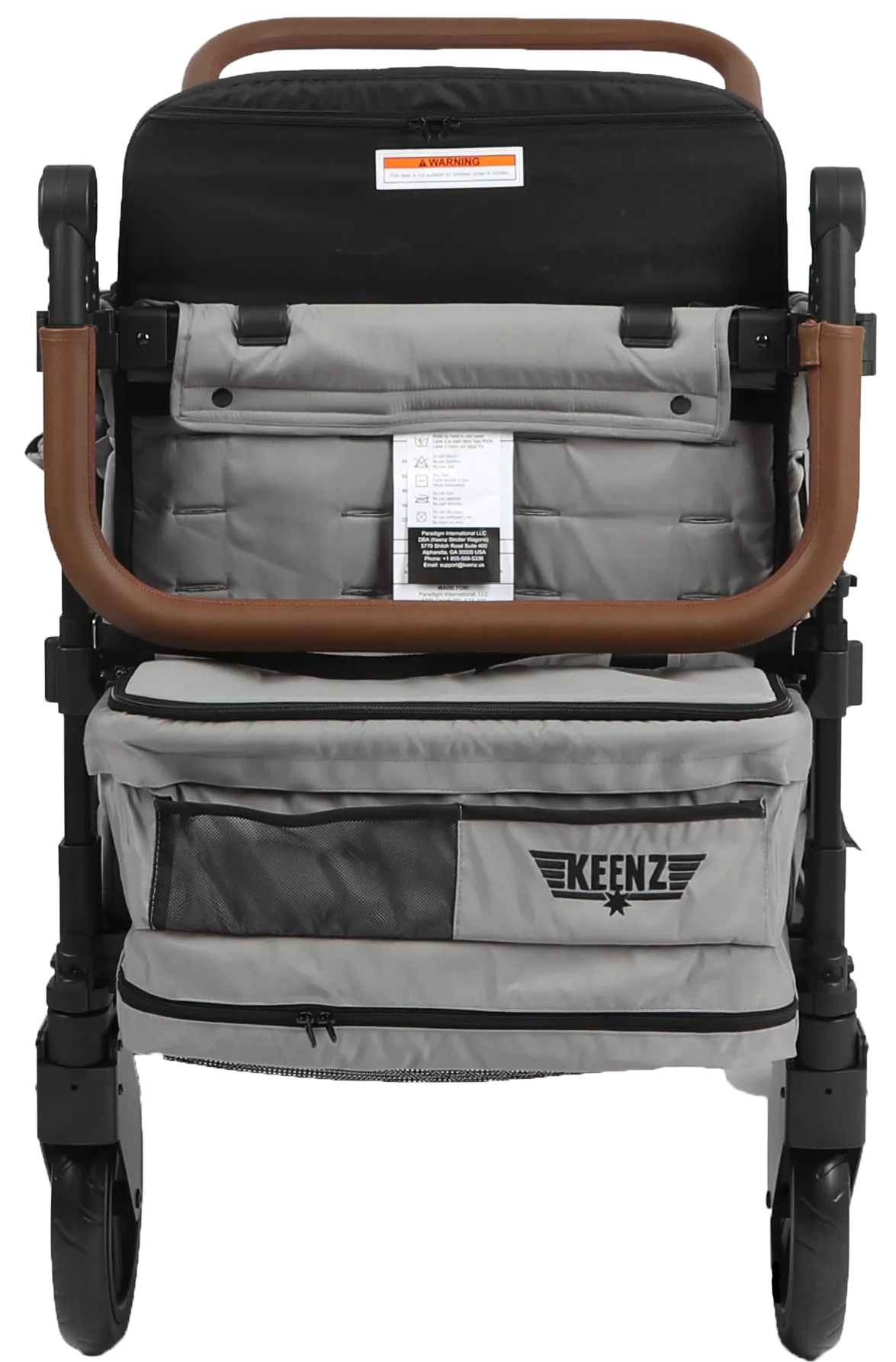 Keenz Vyo͞o2 The Seating Chameleon Stroller Wagon 2-Passengers (Grey)