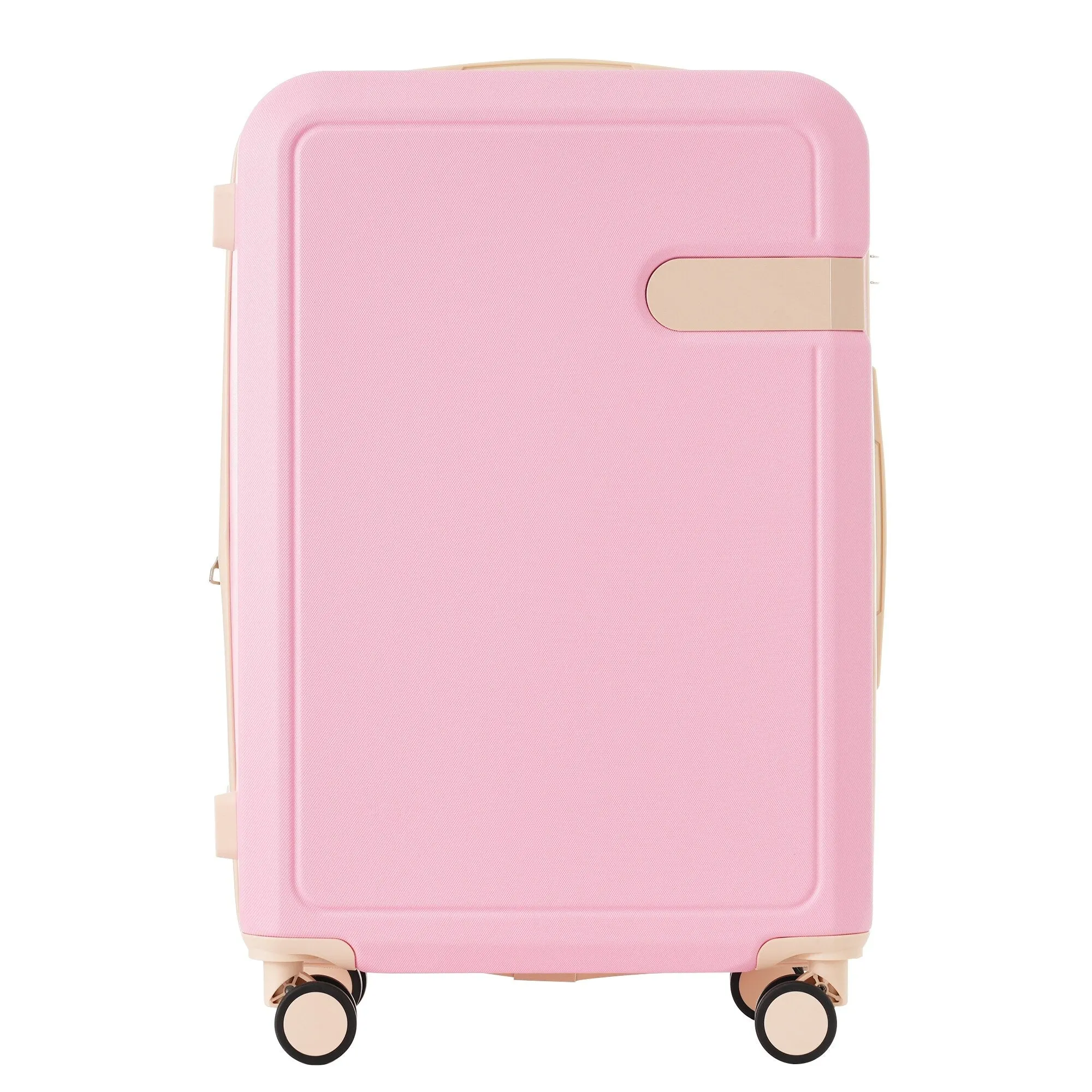 Lightweight Suitcase with Compression Packing Cubes and Spinner Wheels, 4 Piece Expandable Luggage Set with TSA Lock