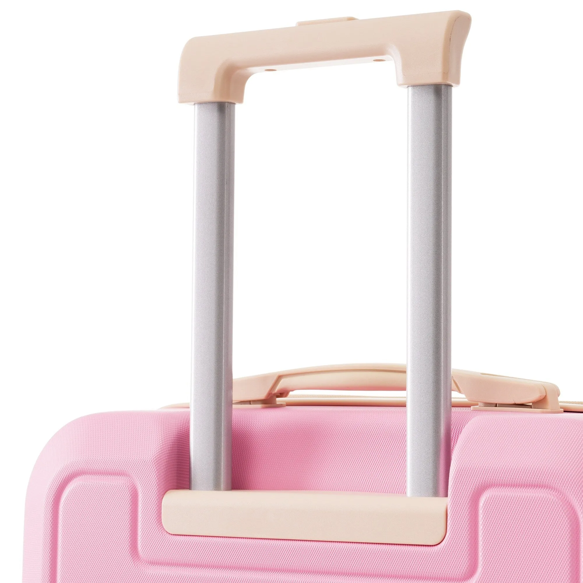 Lightweight Suitcase with Compression Packing Cubes and Spinner Wheels, 4 Piece Expandable Luggage Set with TSA Lock
