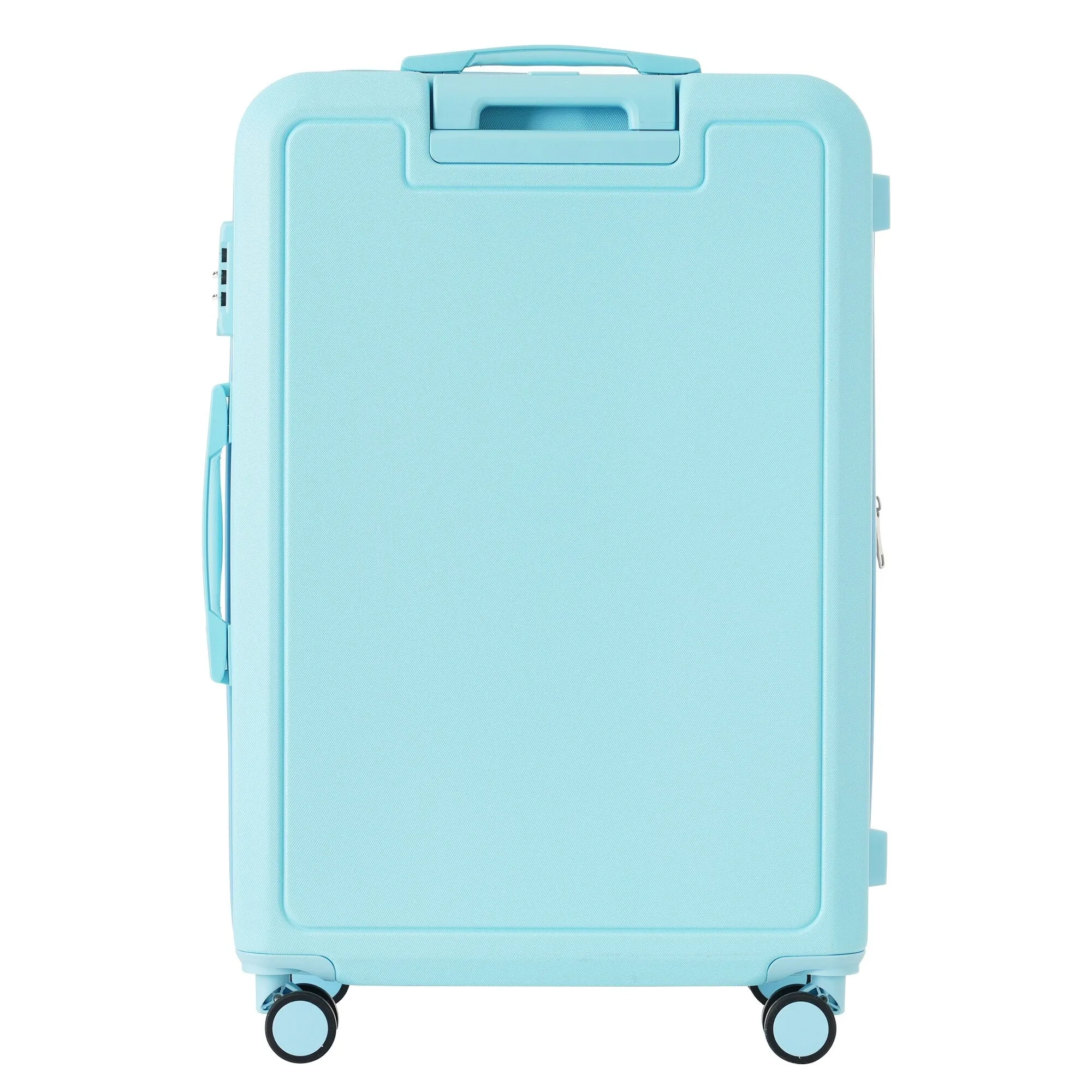 Lightweight Suitcase with Compression Packing Cubes and Spinner Wheels, 4 Piece Expandable Luggage Set with TSA Lock