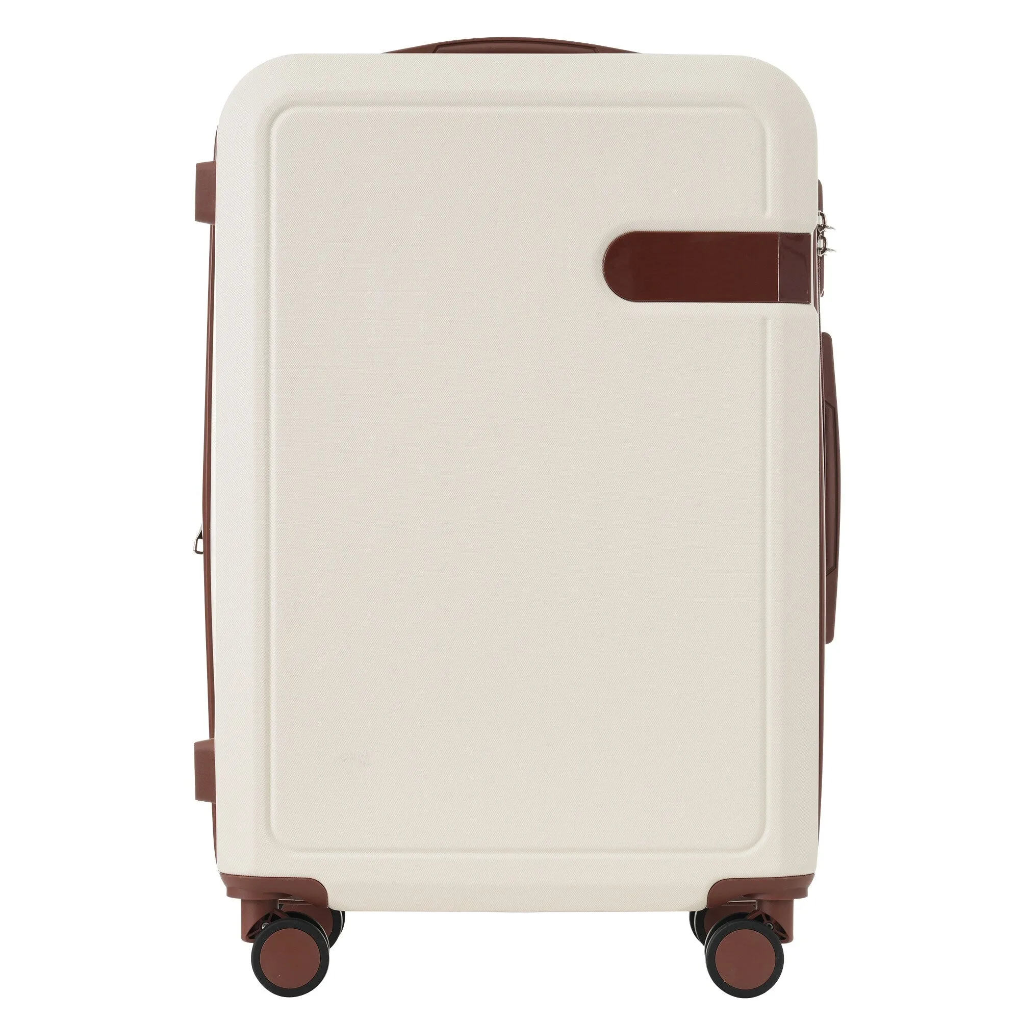Lightweight Suitcase with Compression Packing Cubes and Spinner Wheels, 4 Piece Expandable Luggage Set with TSA Lock