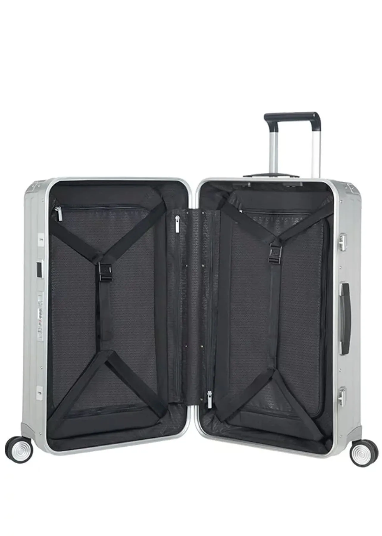 Lite-Box Alu Spinner Aluminium (4 Wheels) 76cm - Aluminium