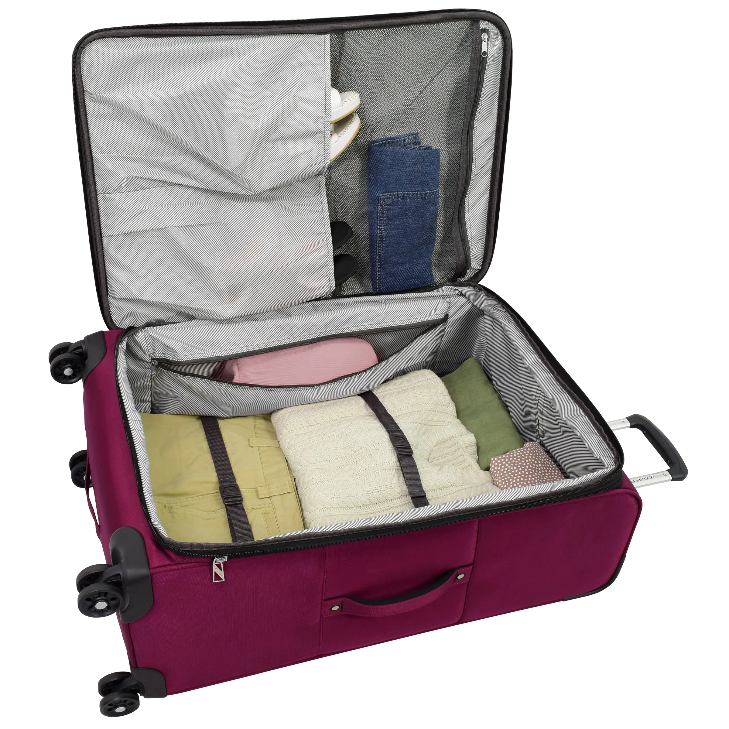 London Fog Cranford Collection 20" 4-Wheel Carry-On Luggage