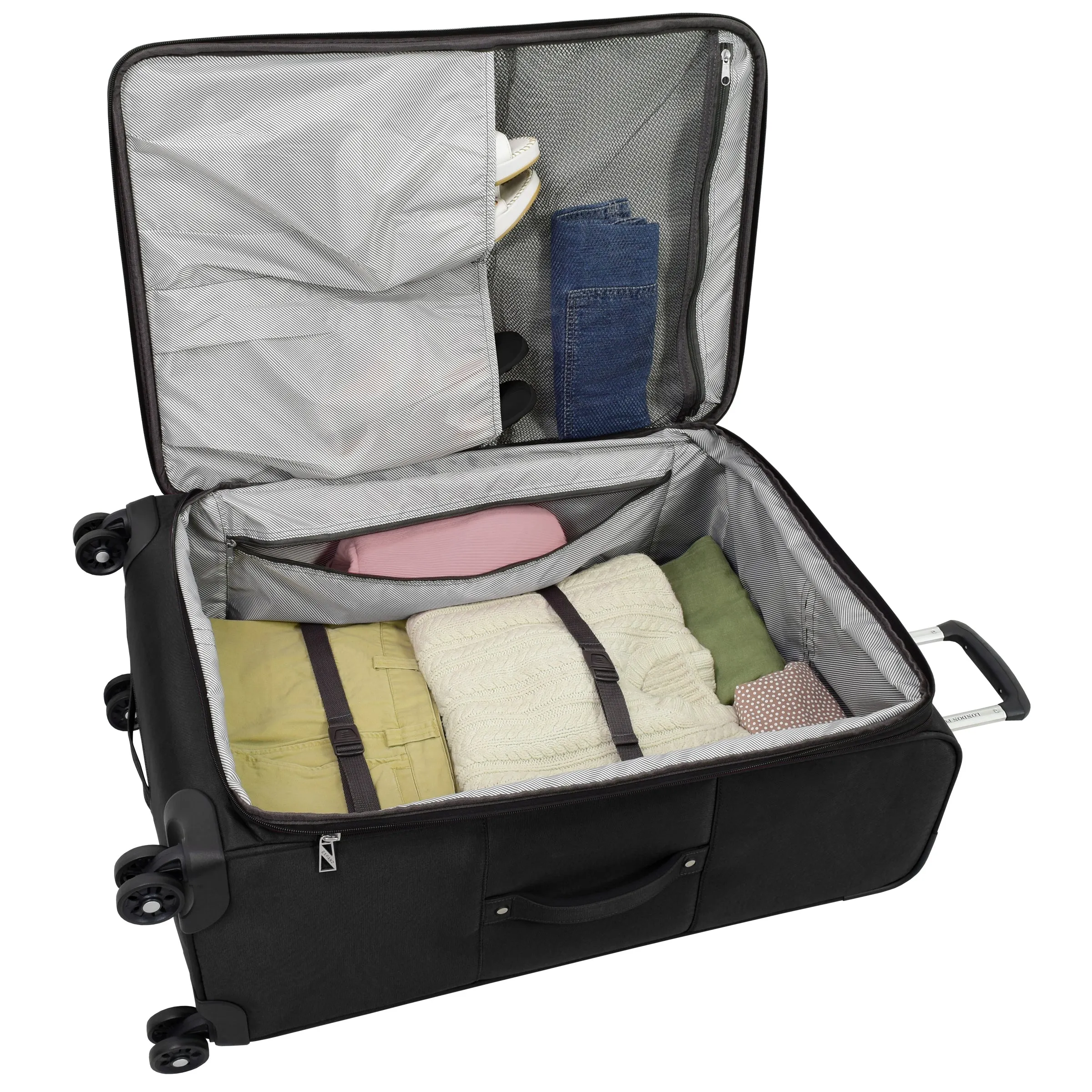 London Fog Cranford Collection 20" 4-Wheel Carry-On Luggage