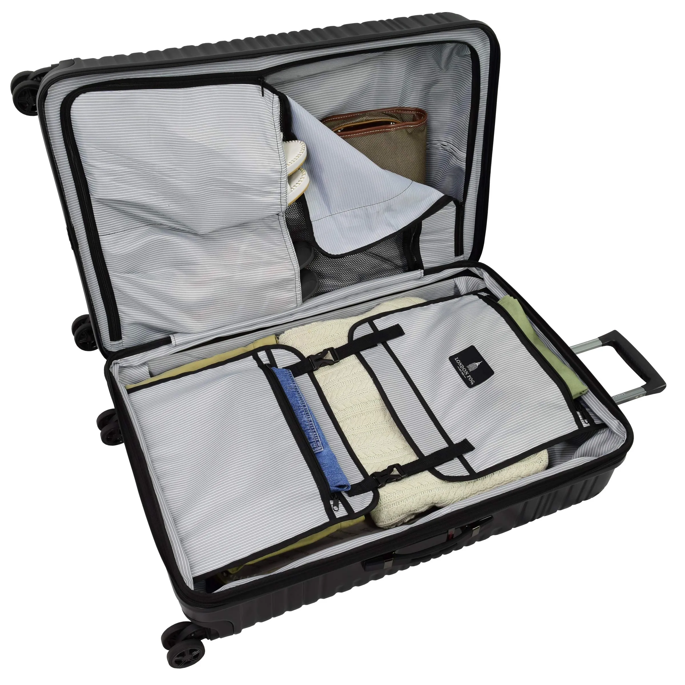 London Fog Huntington 3 Piece Set (20"/24"/28") 4-Wheel Luggage Sets