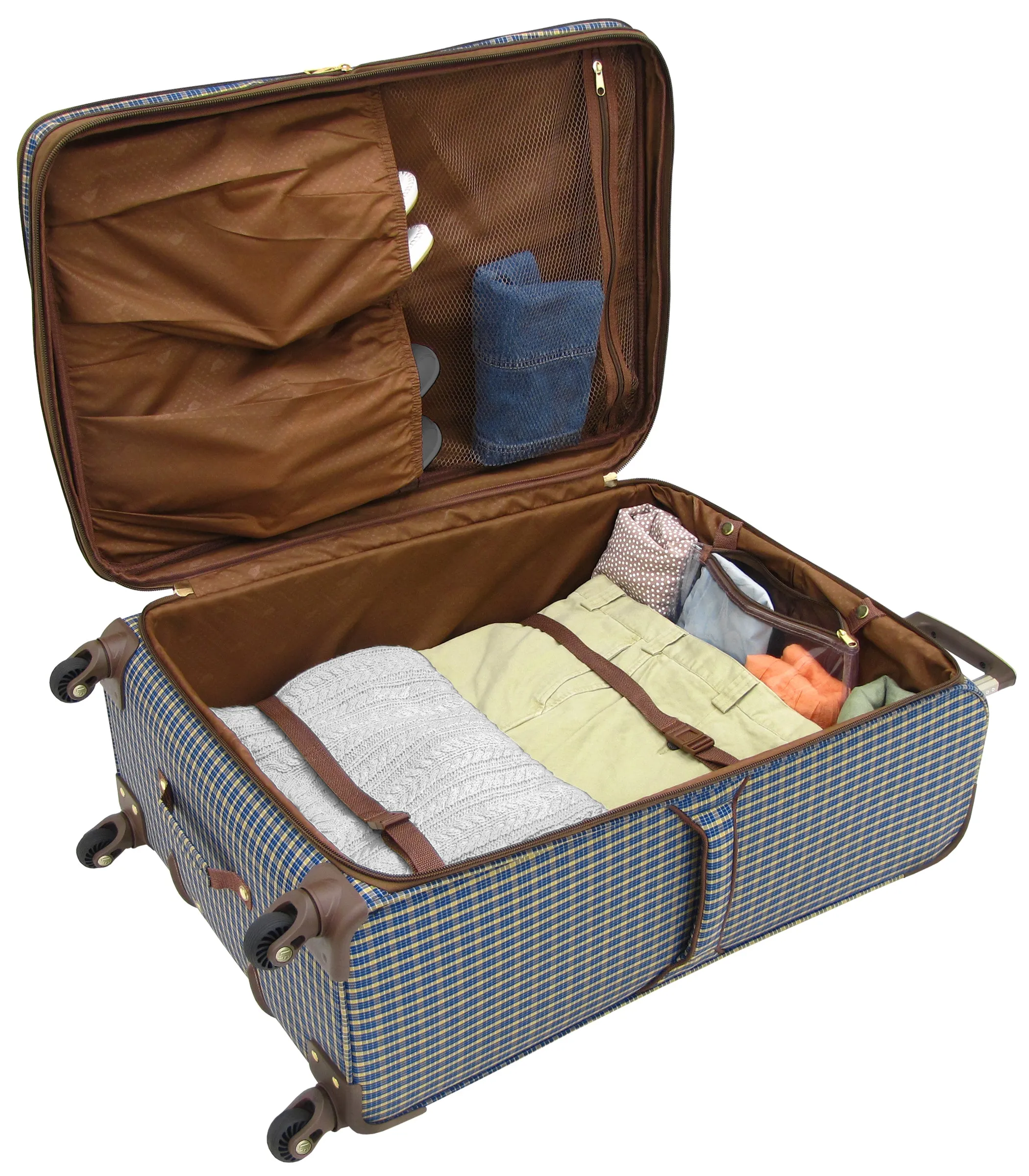 London Fog Kensington 21" 4-Wheel Carry-On Luggage
