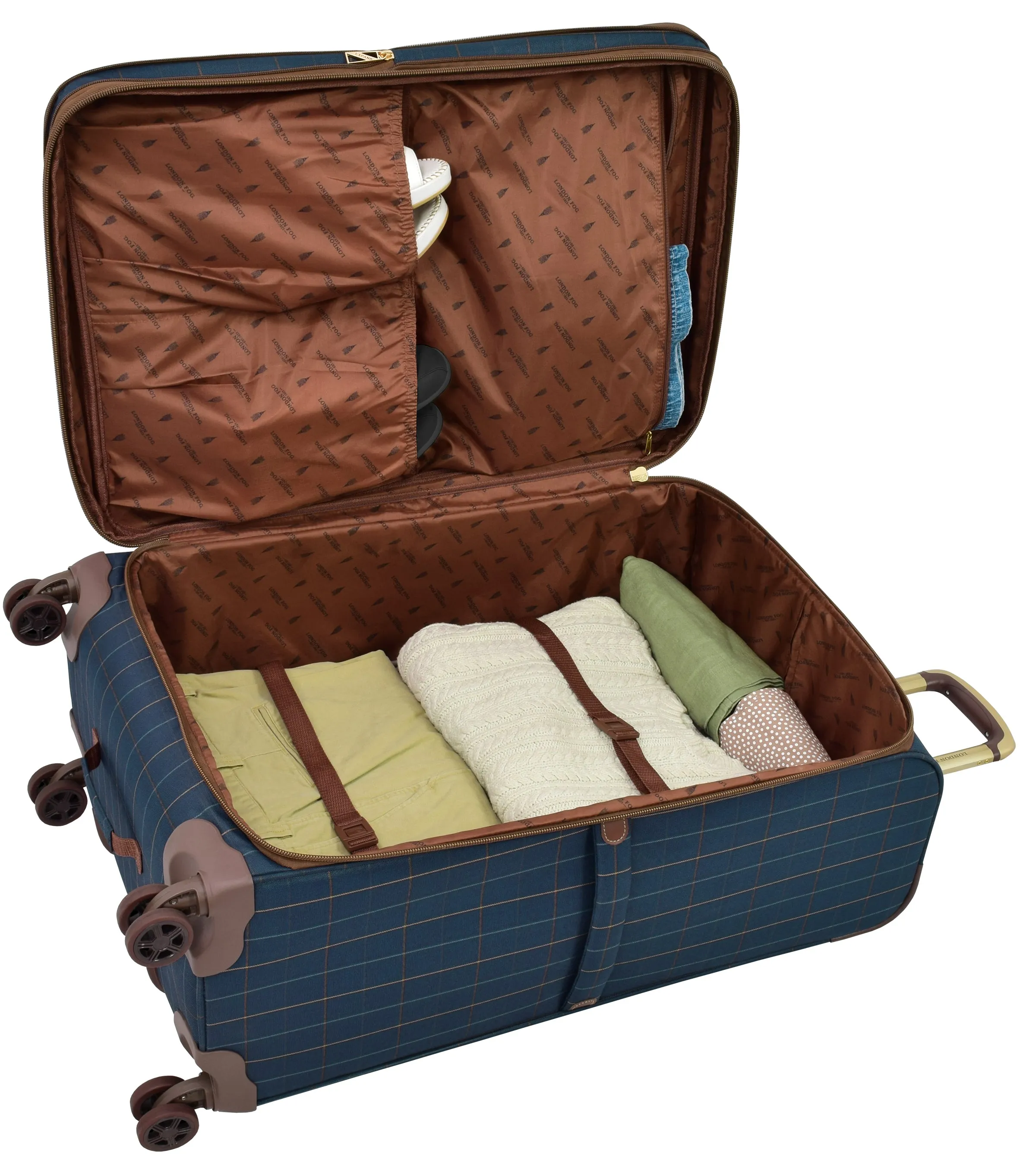 London Fog Kensington II 20" 4-Wheel Carry-On Luggage