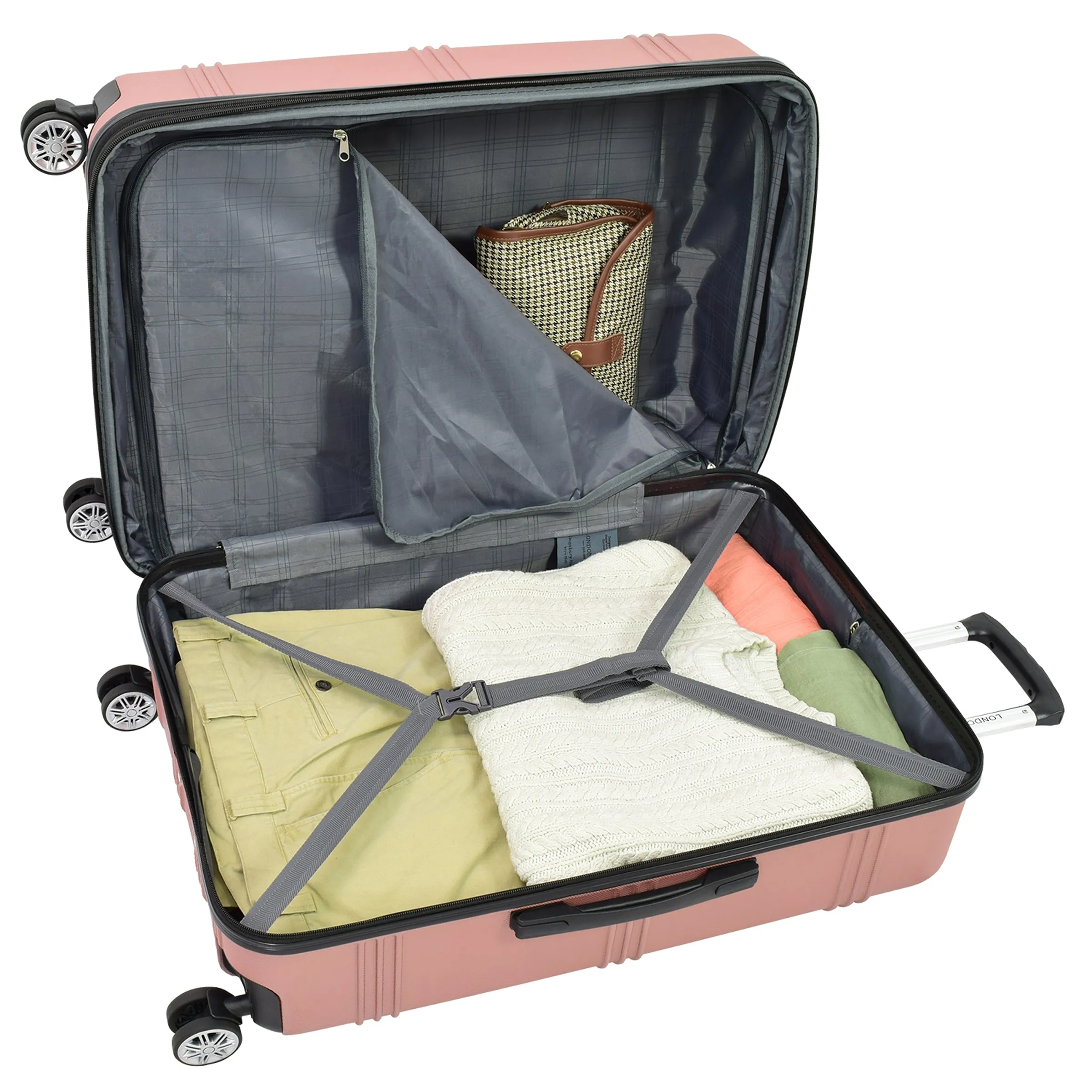 London Fog Kingsbury 29" 4-Wheel Large Luggage