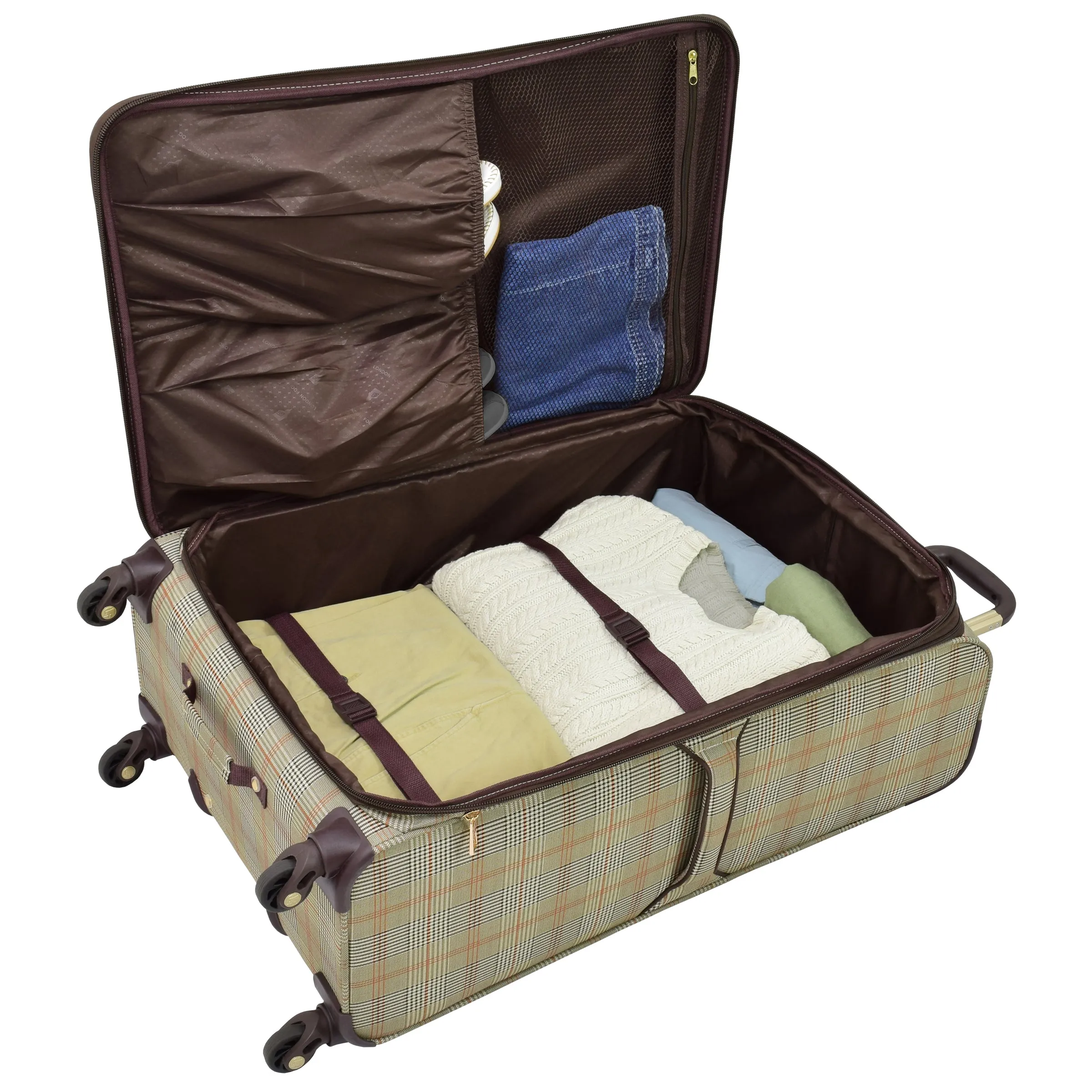 London Fog Knightsbridge 25" 4-Wheel Medium Luggage