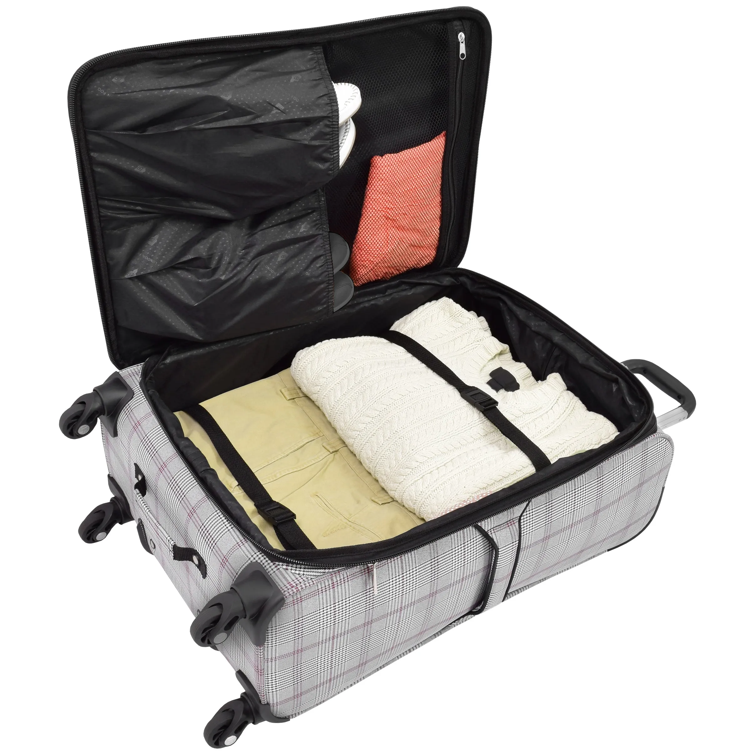 London Fog Knightsbridge 25" 4-Wheel Medium Luggage