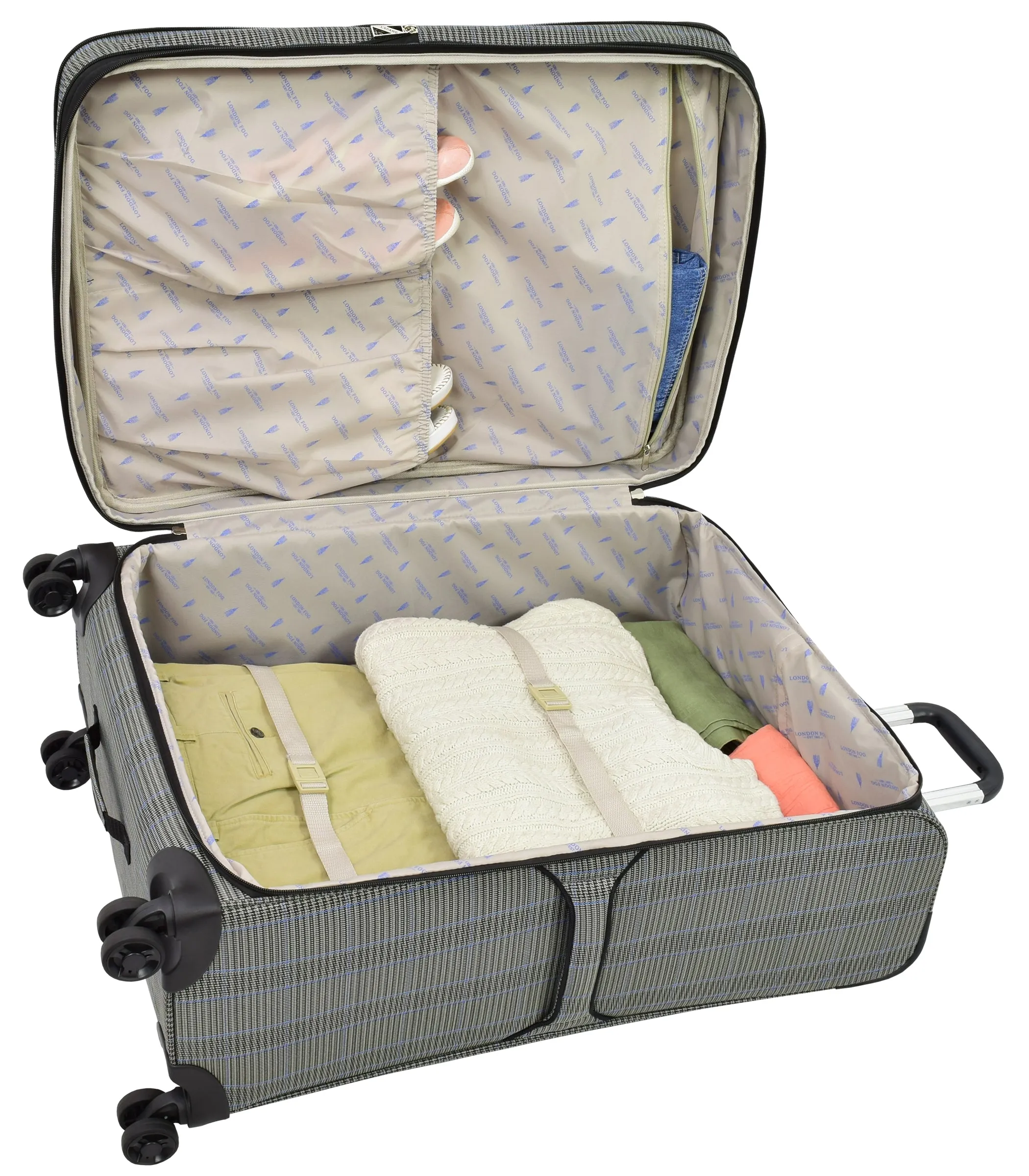 London Fog Knightsbridge II 20" 4-Wheel Carry-On Luggage