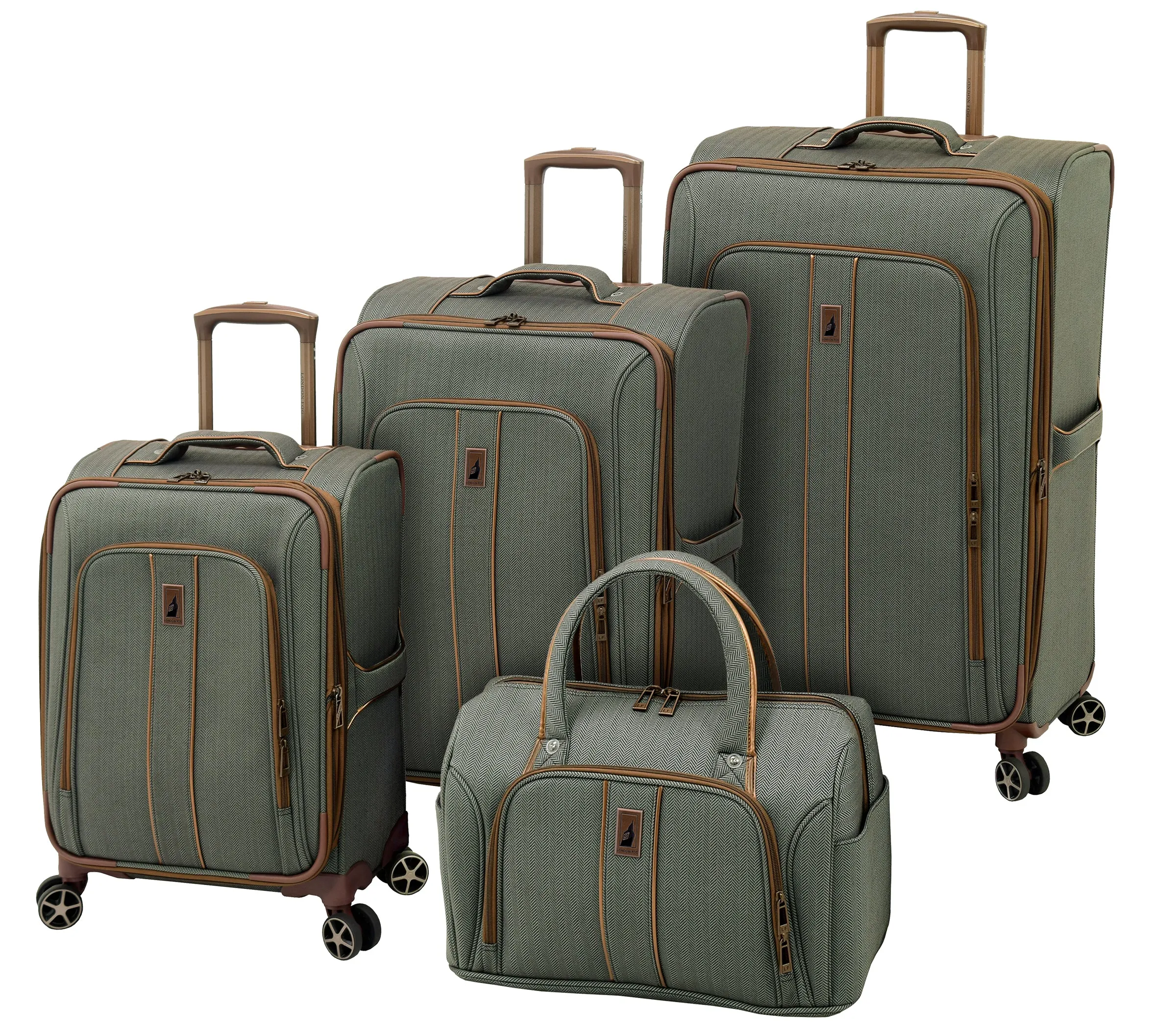 London Fog Newcastle 4 Piece Set 4-Wheel Luggage Sets
