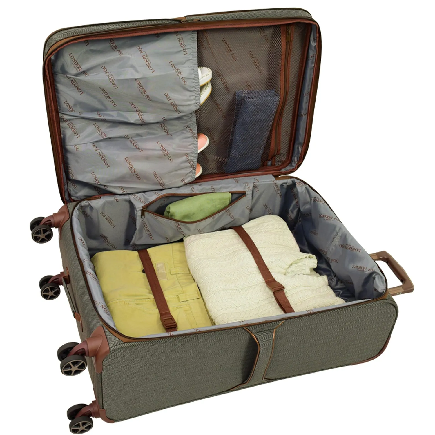 London Fog Newcastle 4 Piece Set 4-Wheel Luggage Sets
