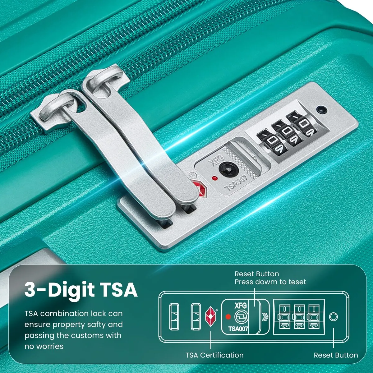 Luggage 4 Piece Sets(14/20/24/28)