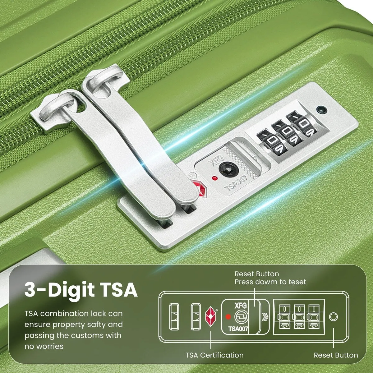 Luggage 4 Piece Sets(14/20/24/28)