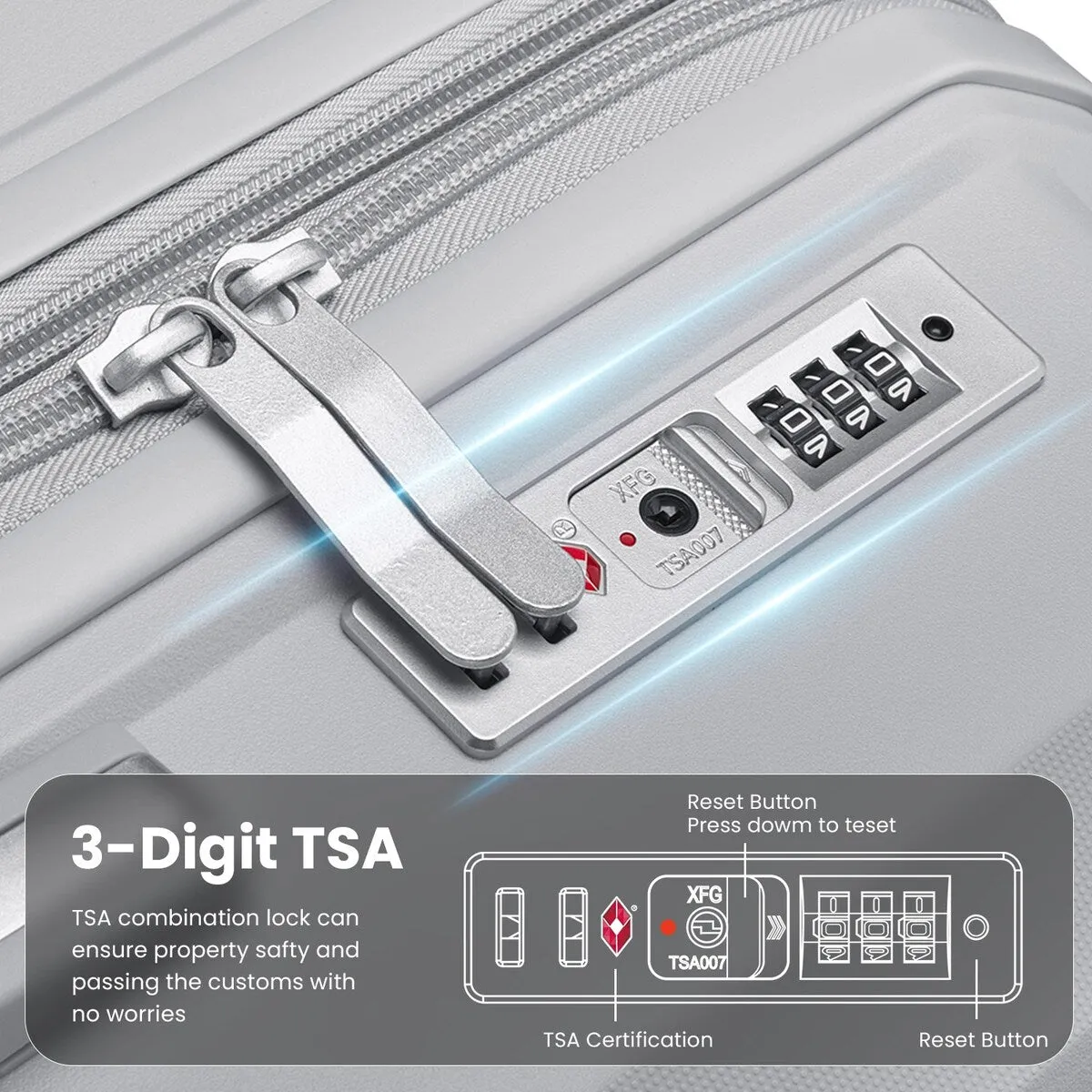 Luggage 4 Piece Sets(14/20/24/28)