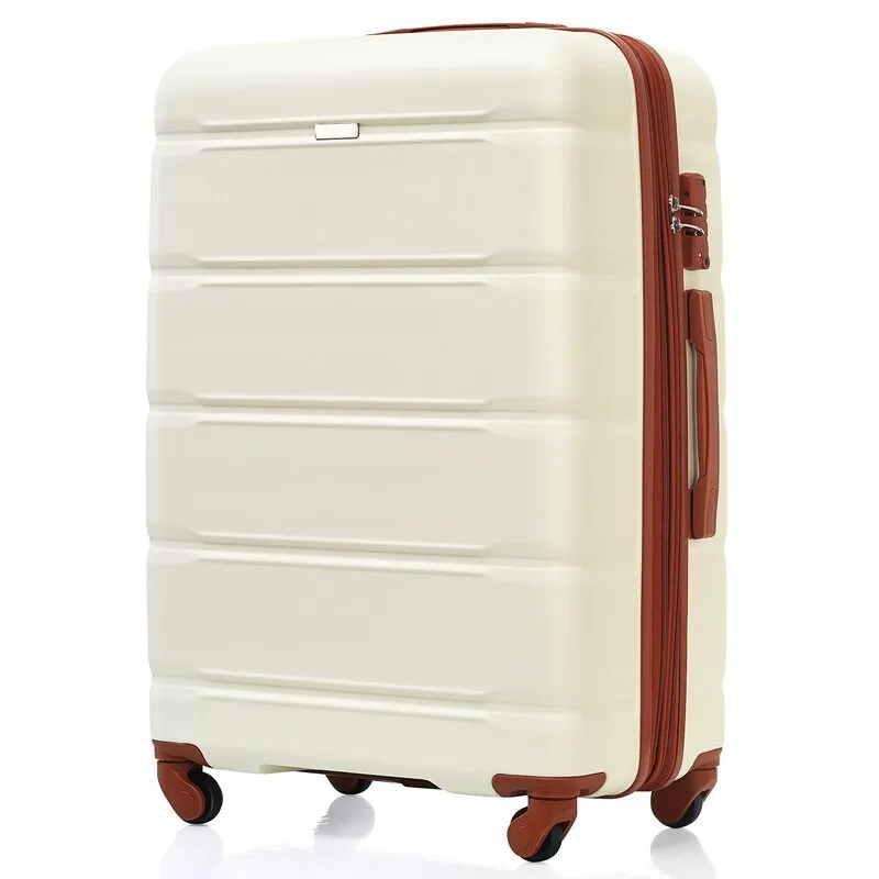 Luggage Set of 3, 20-inch with USB Port, Carry-on Trunk Sets with Cup Holder, Hard Shell Check-in Luggage with Spinner Wheels