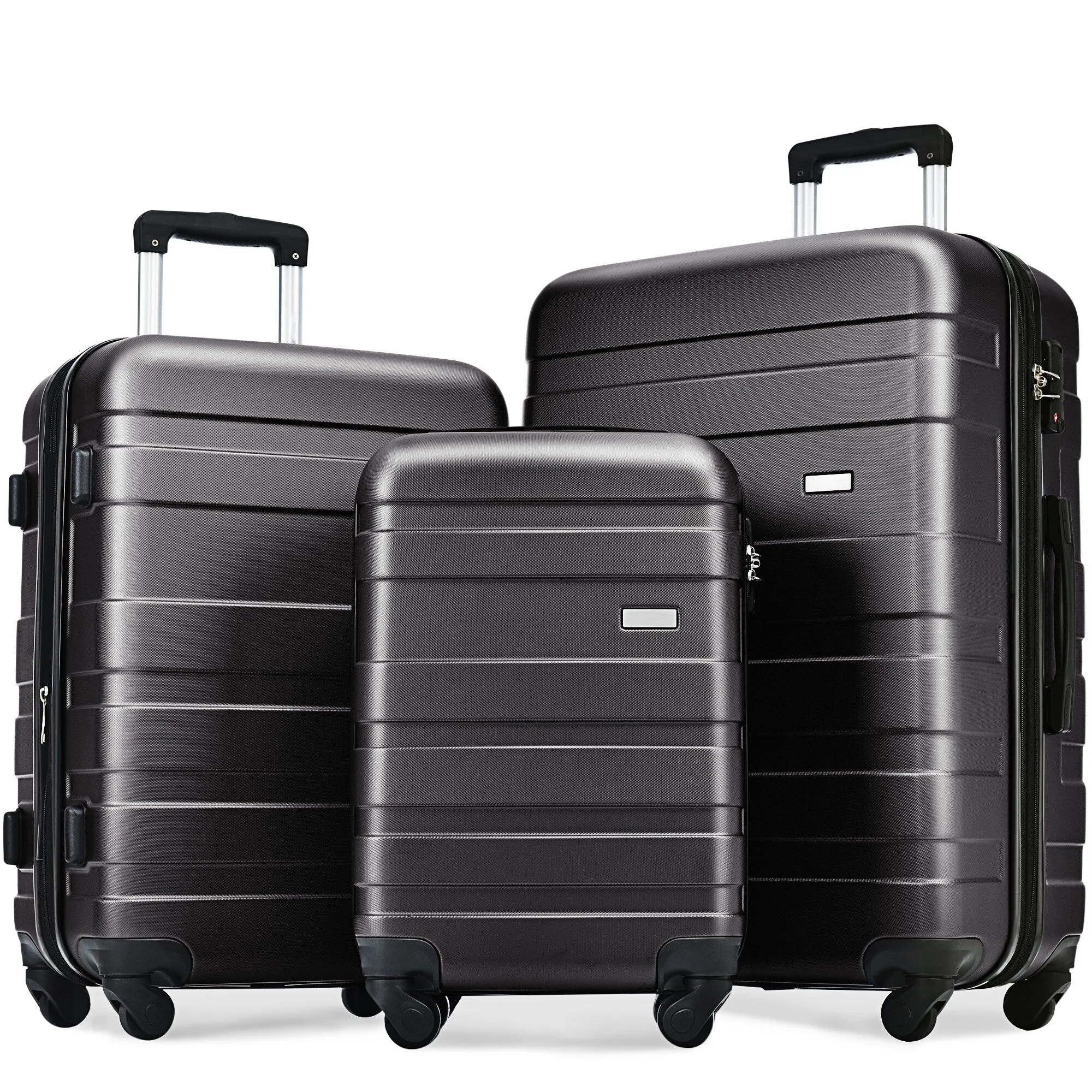 Luggage Sets Expandable ABS Hardshell 3pcs Hardside Lightweight Durable Suitcase sets Suitcase with TSA Lock 20''24''28''