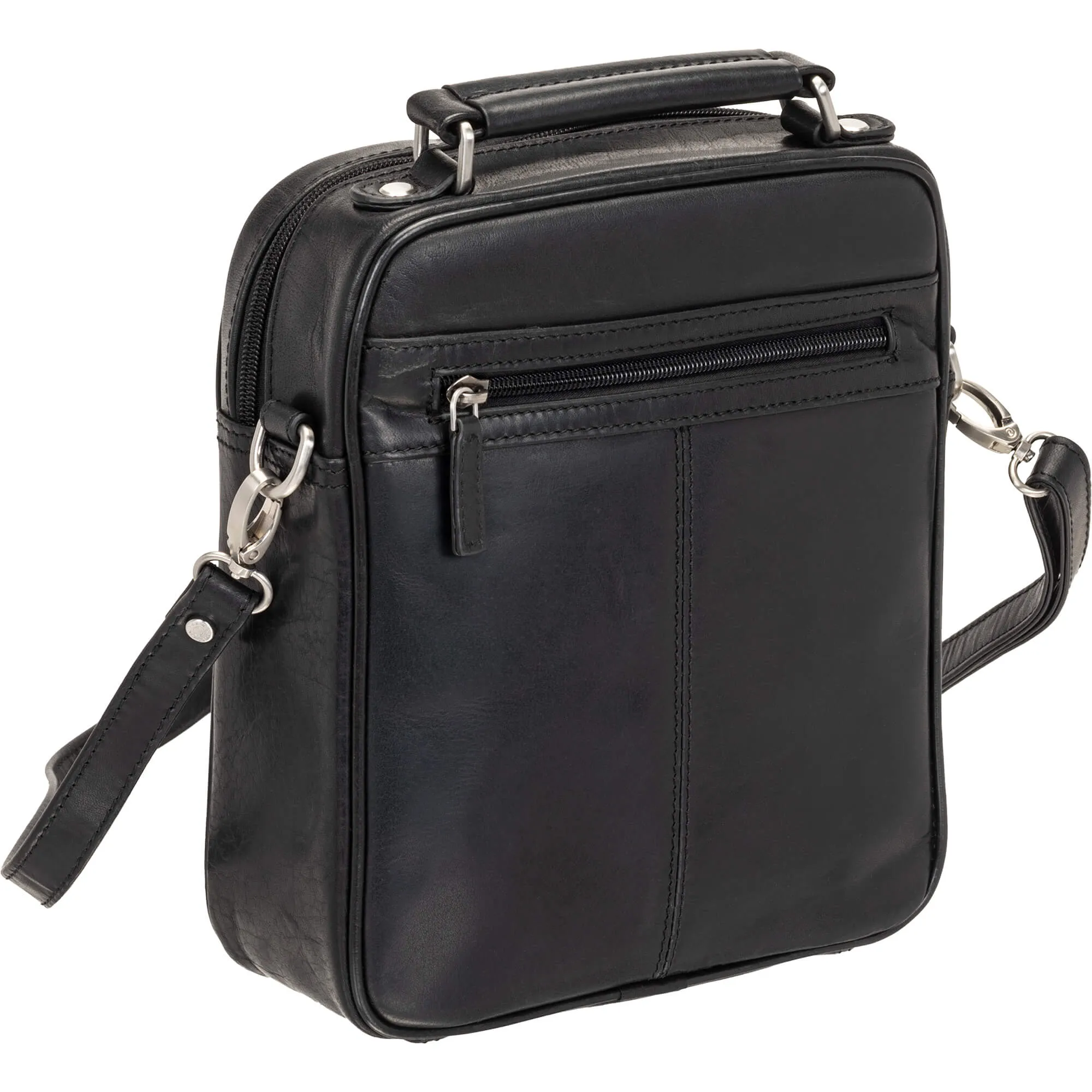 Mancini Buffalo Large Unisex Leather Travel Bag