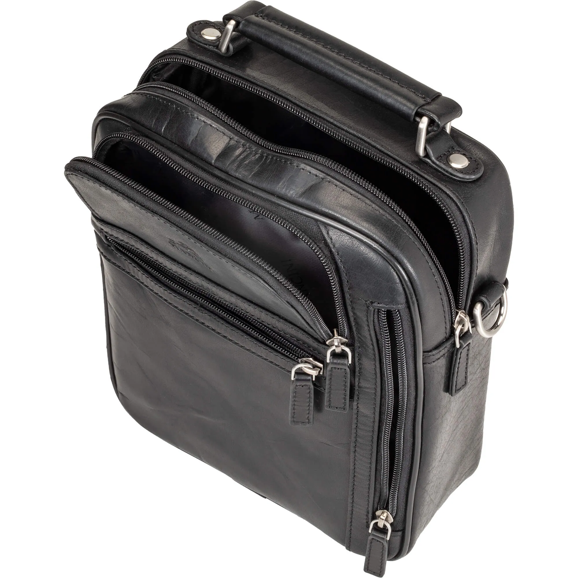 Mancini Buffalo Large Unisex Leather Travel Bag