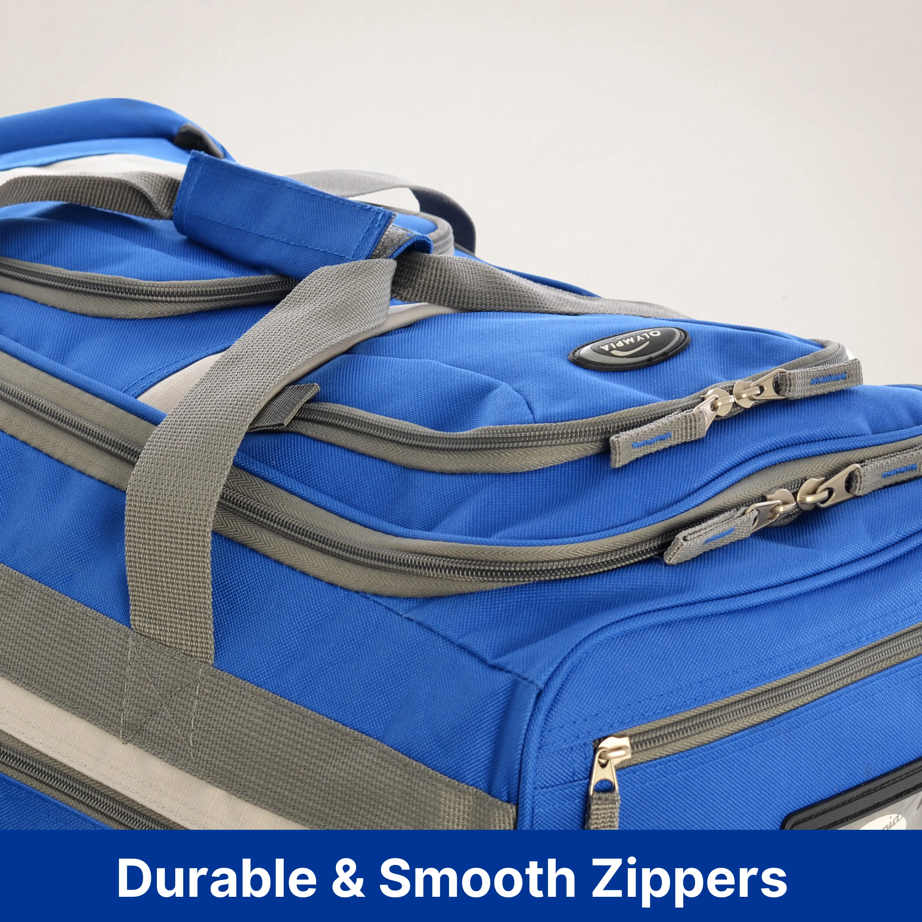 Olympia 8 Pocket Rolling Duffel 33" Jumbo Size