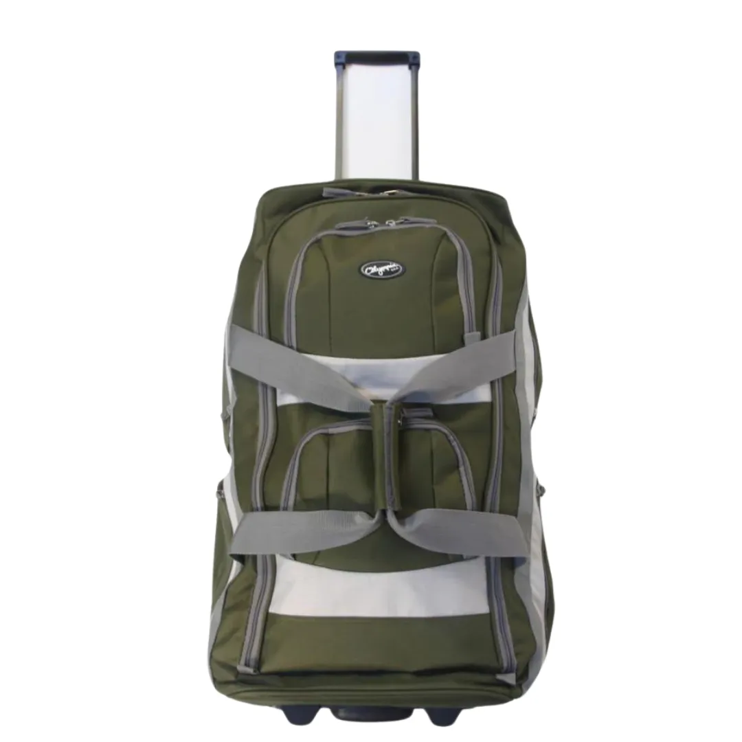 Olympia 8 Pocket Rolling Duffel 33" Jumbo Size