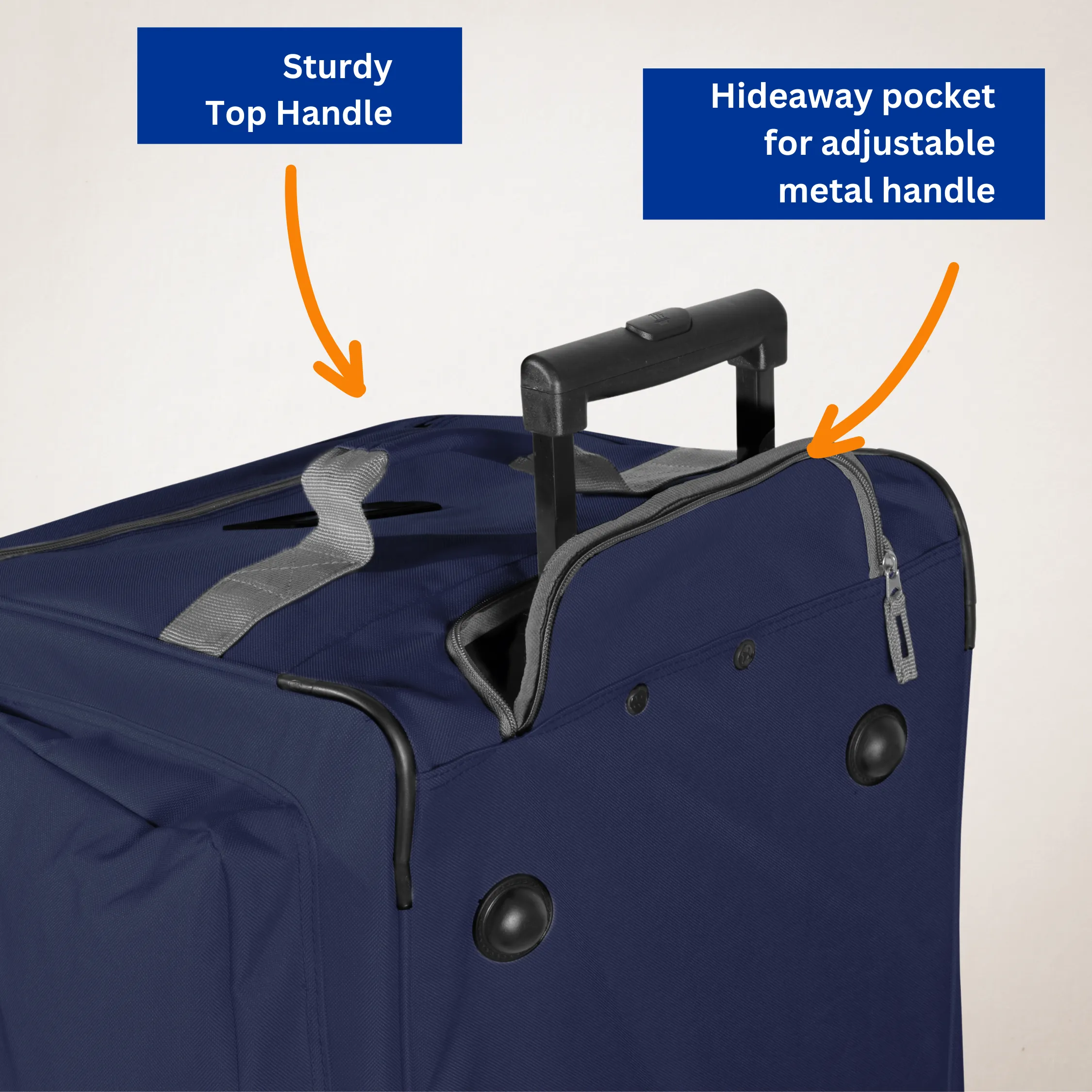 Olympia 8 Pocket Rolling Duffel 33" Jumbo Size