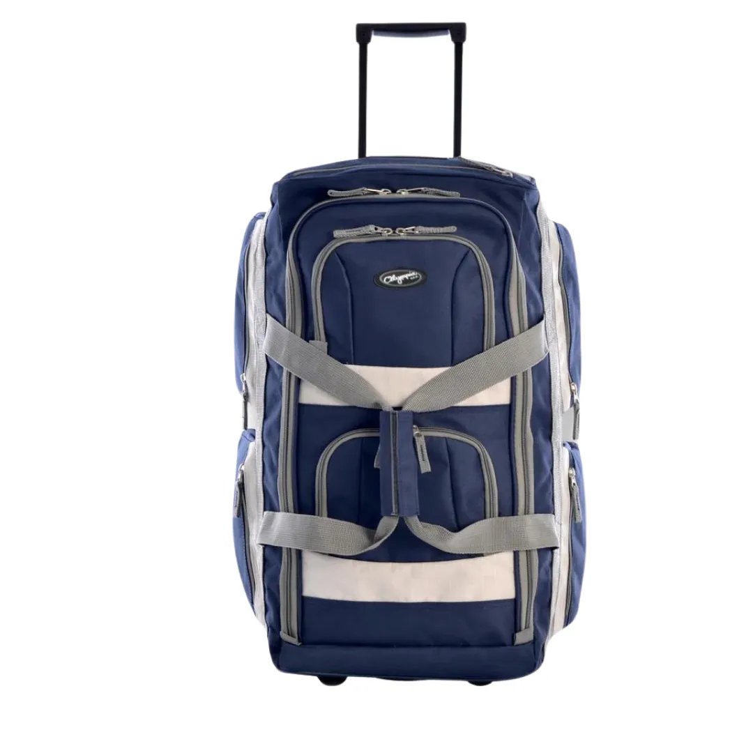 Olympia 8 Pocket Rolling Duffel 33" Jumbo Size
