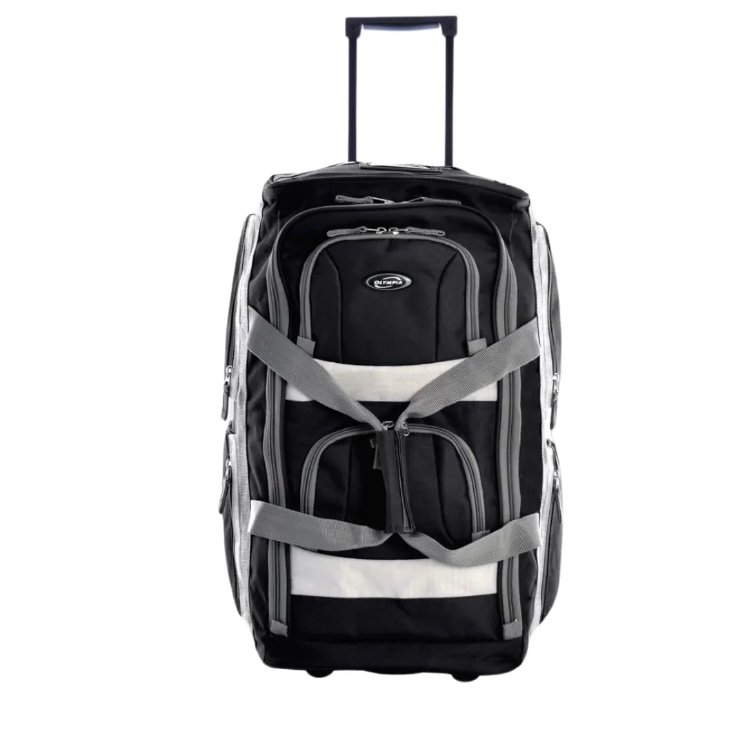 Olympia 8 Pocket Rolling Duffel 33" Jumbo Size
