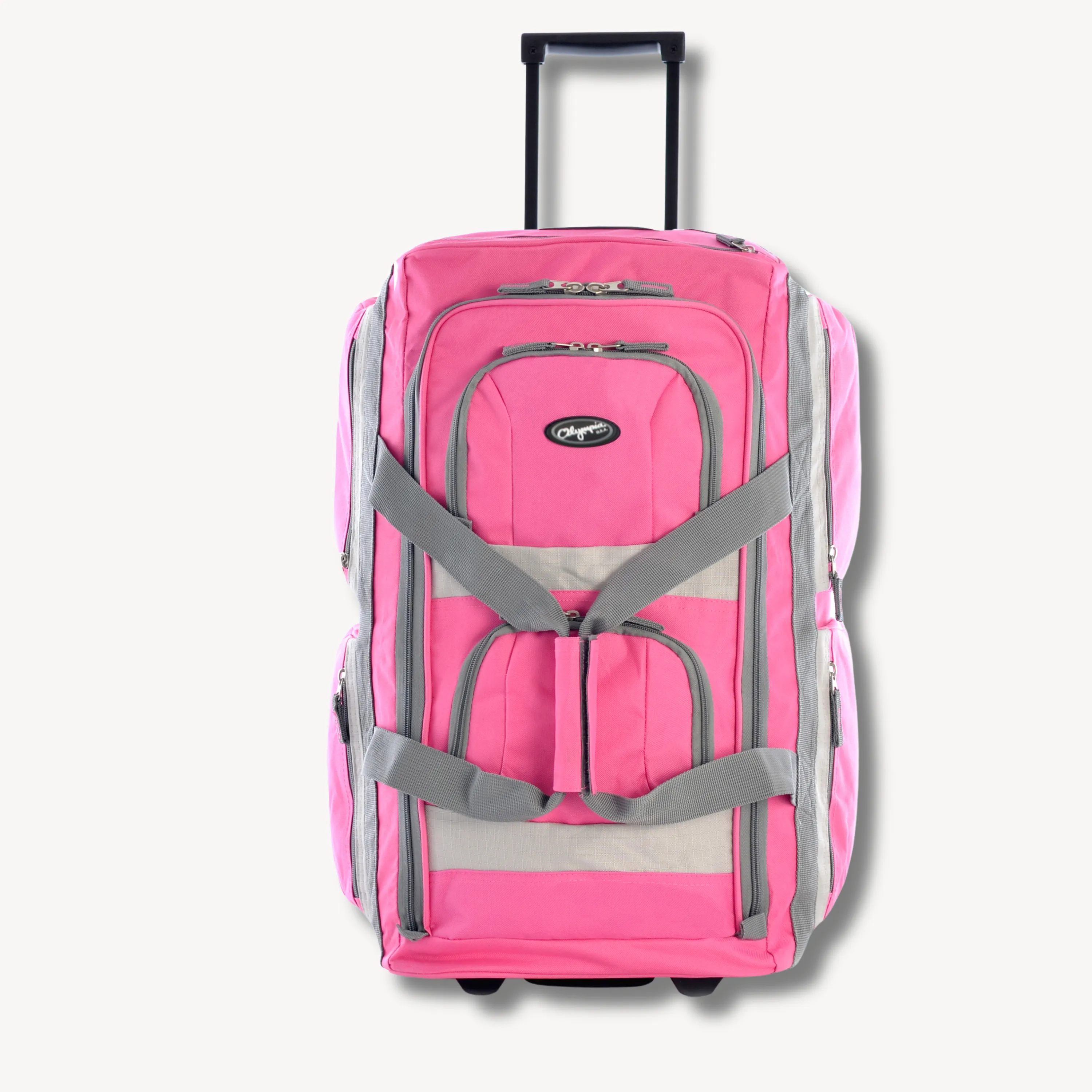 Olympia 8 Pocket Rolling Duffel 33" Jumbo Size