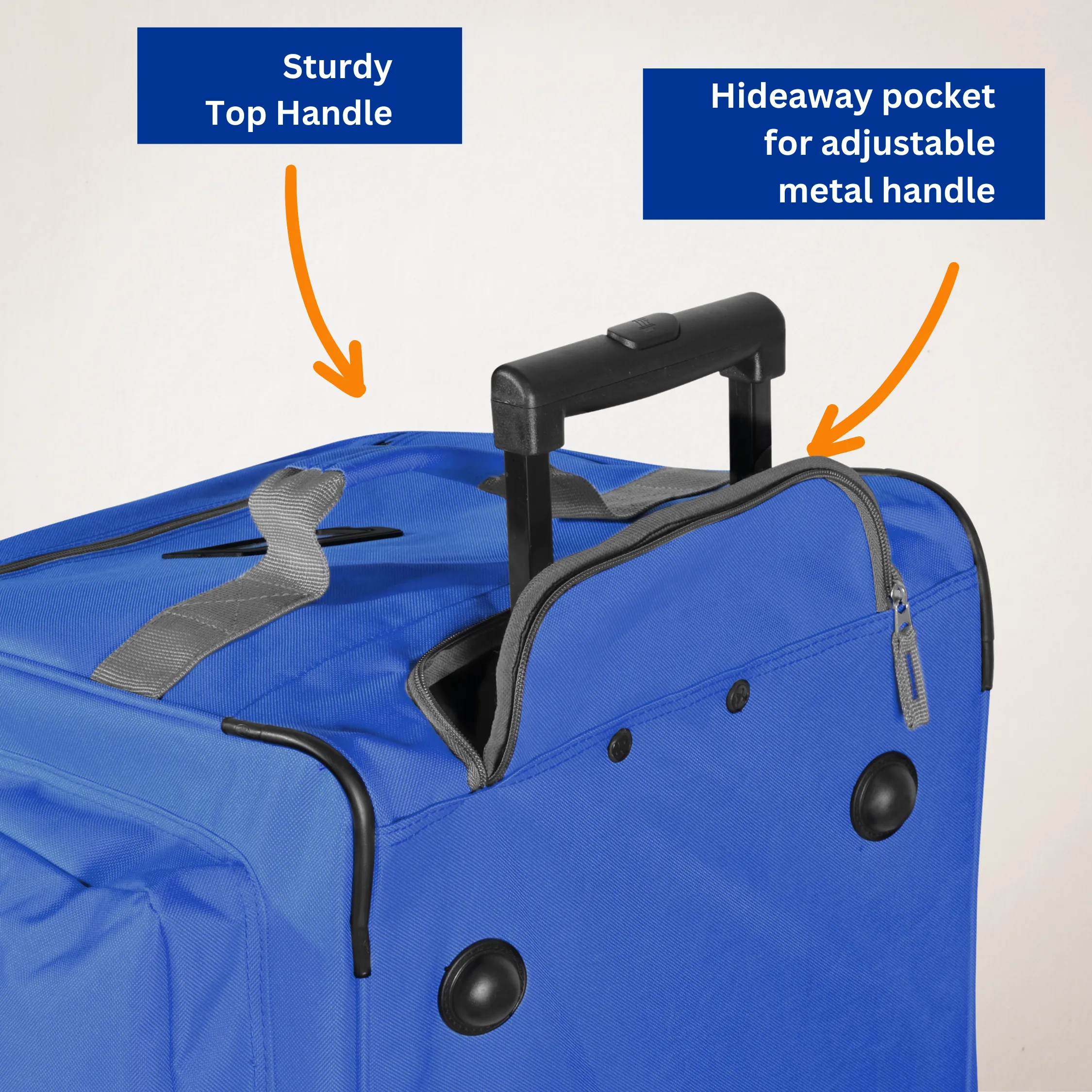 Olympia 8 Pocket Rolling Duffel 33" Jumbo Size